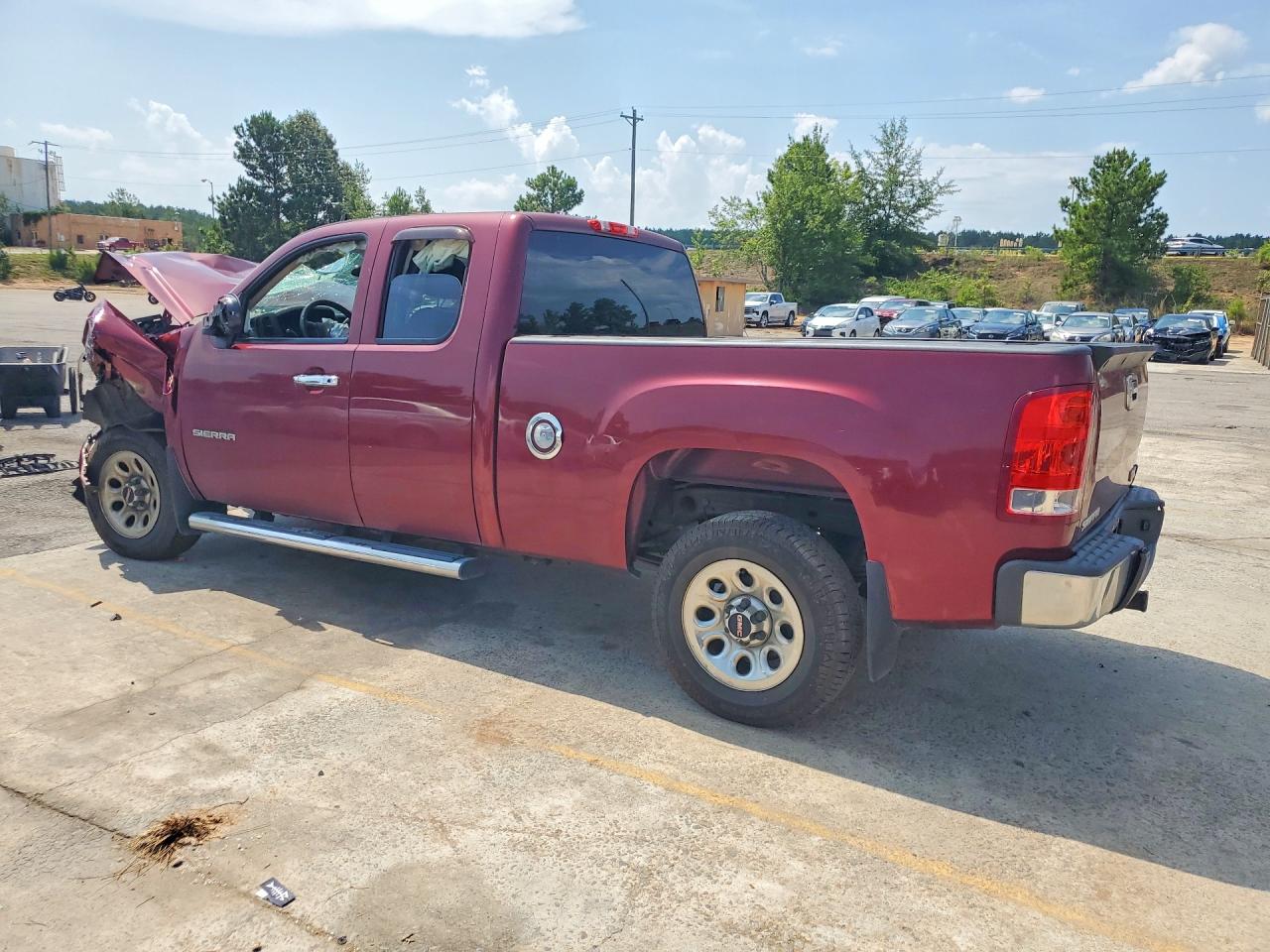 2013 Gmc Sierra C1500 Sl Burgundy vin: 1GTR1UEA3DZ124472