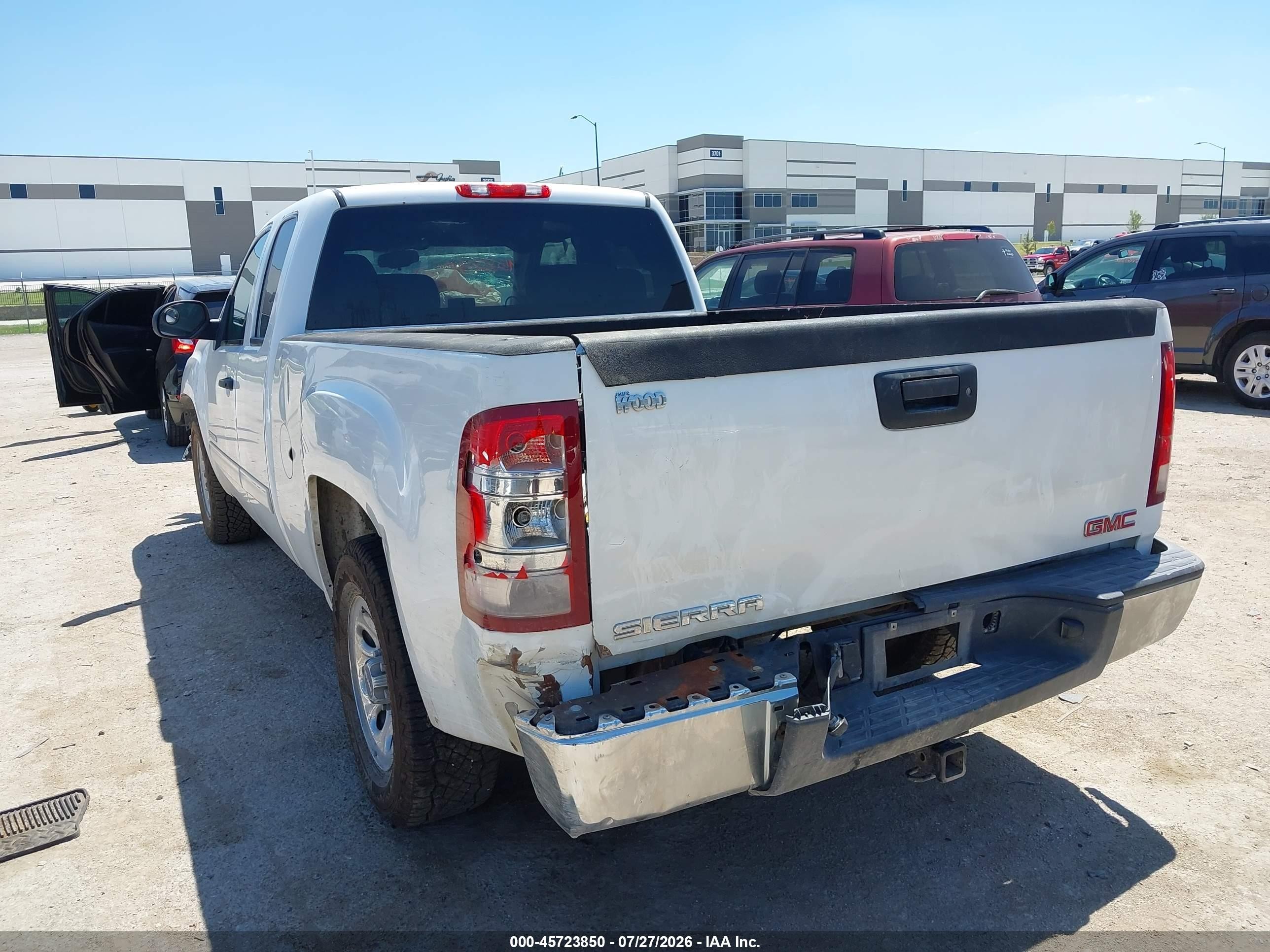 2012 Gmc Sierra 1500 Sl White vin: 1GTR1UEA7CZ348732