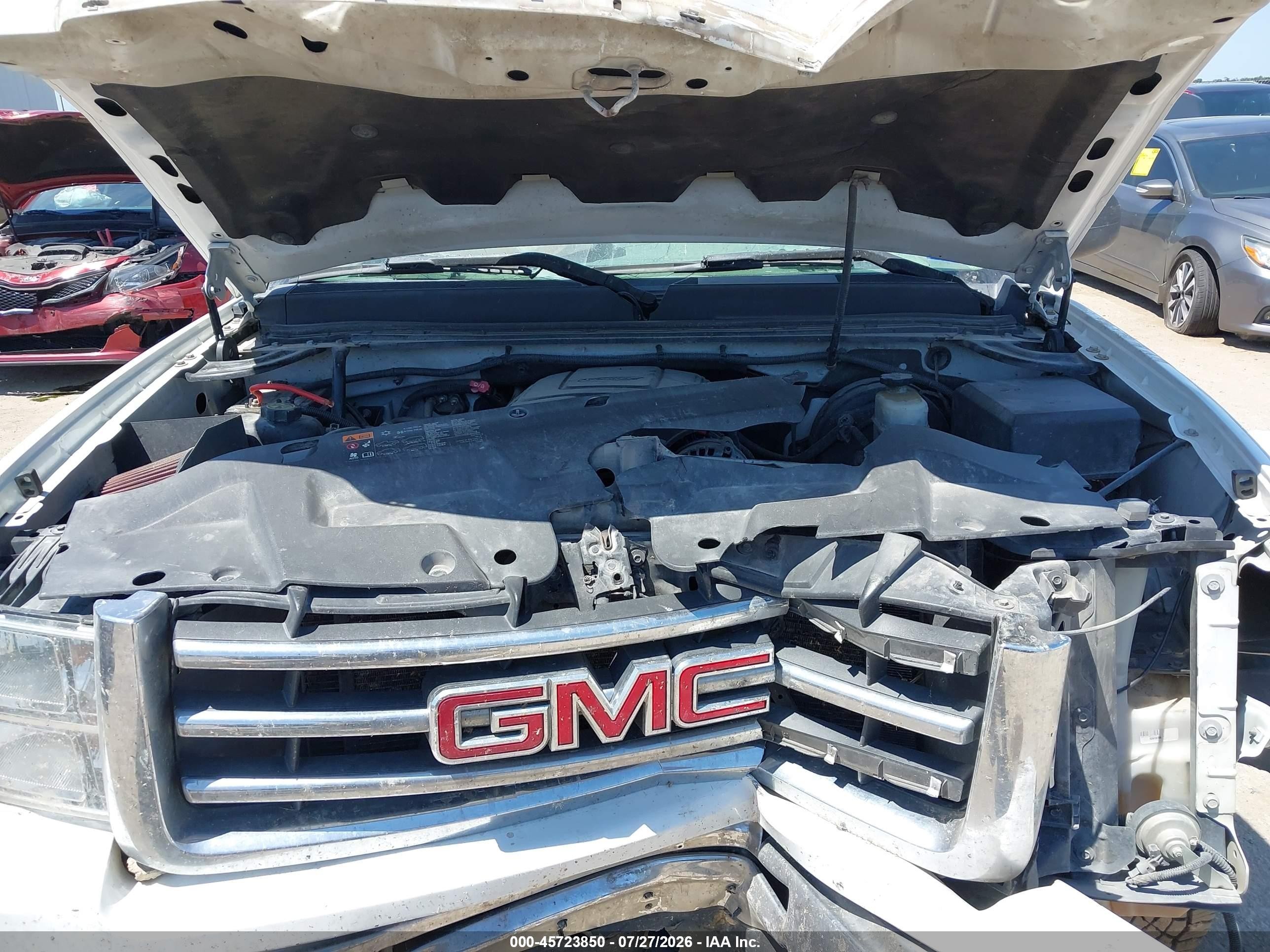 2012 Gmc Sierra 1500 Sl White vin: 1GTR1UEA7CZ348732
