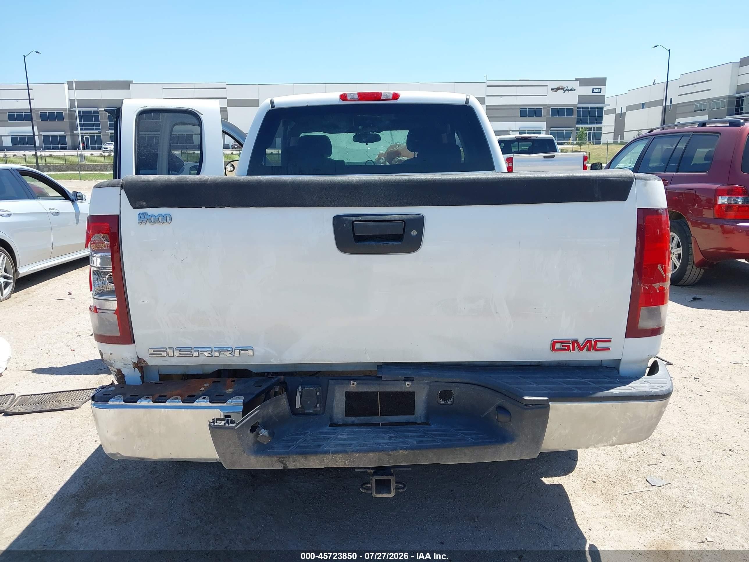 2012 Gmc Sierra 1500 Sl White vin: 1GTR1UEA7CZ348732