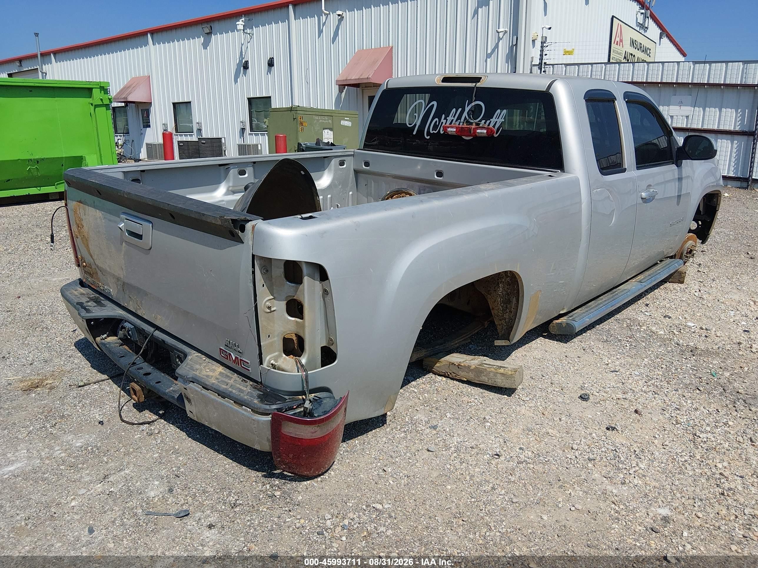 2011 Gmc Sierra 1500 Sl Silver vin: 1GTR1UEAXBZ401616