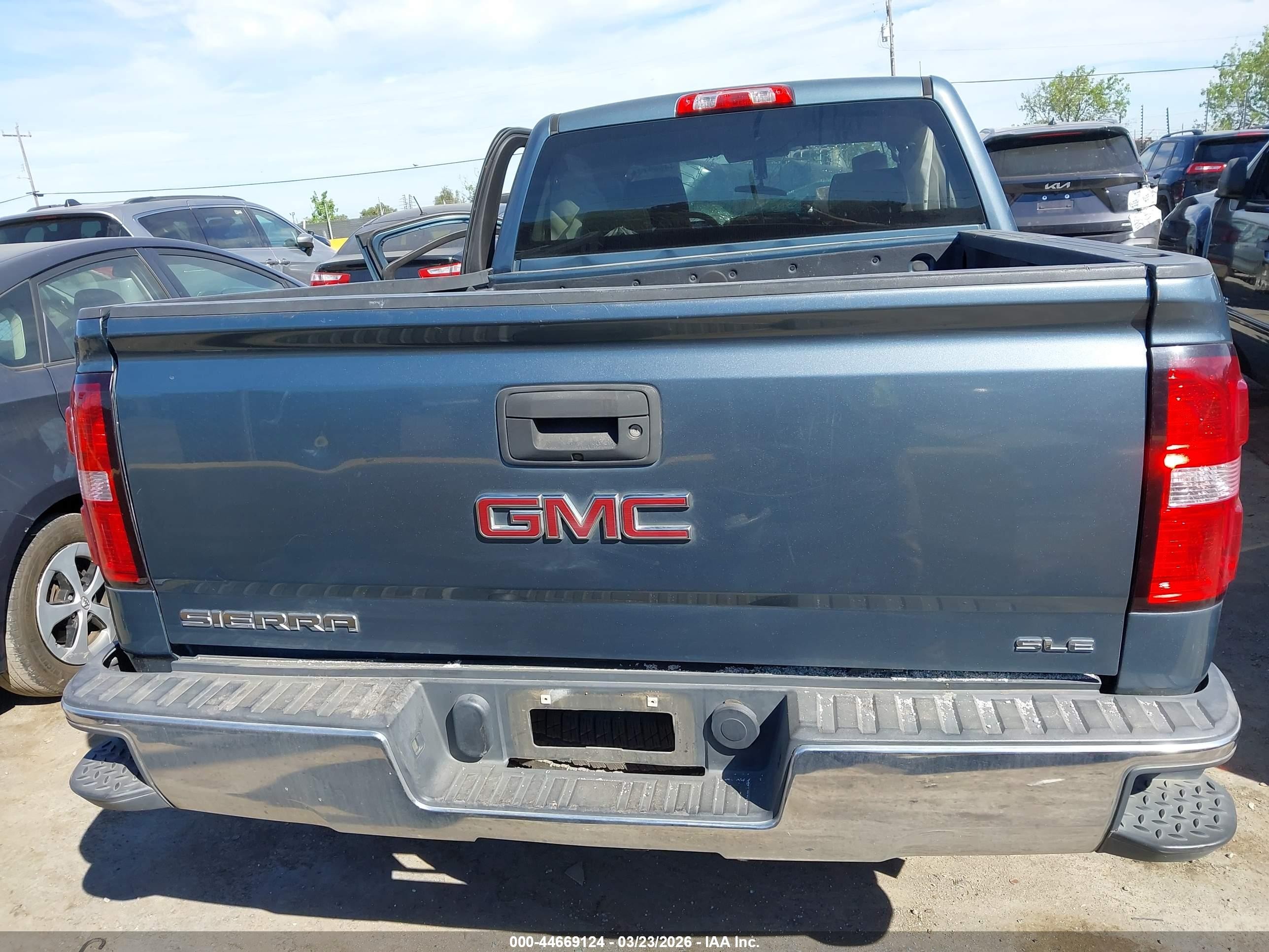 2014 Gmc Sierra 1500 Sle Gray vin: 1GTR1UEC0EZ227853