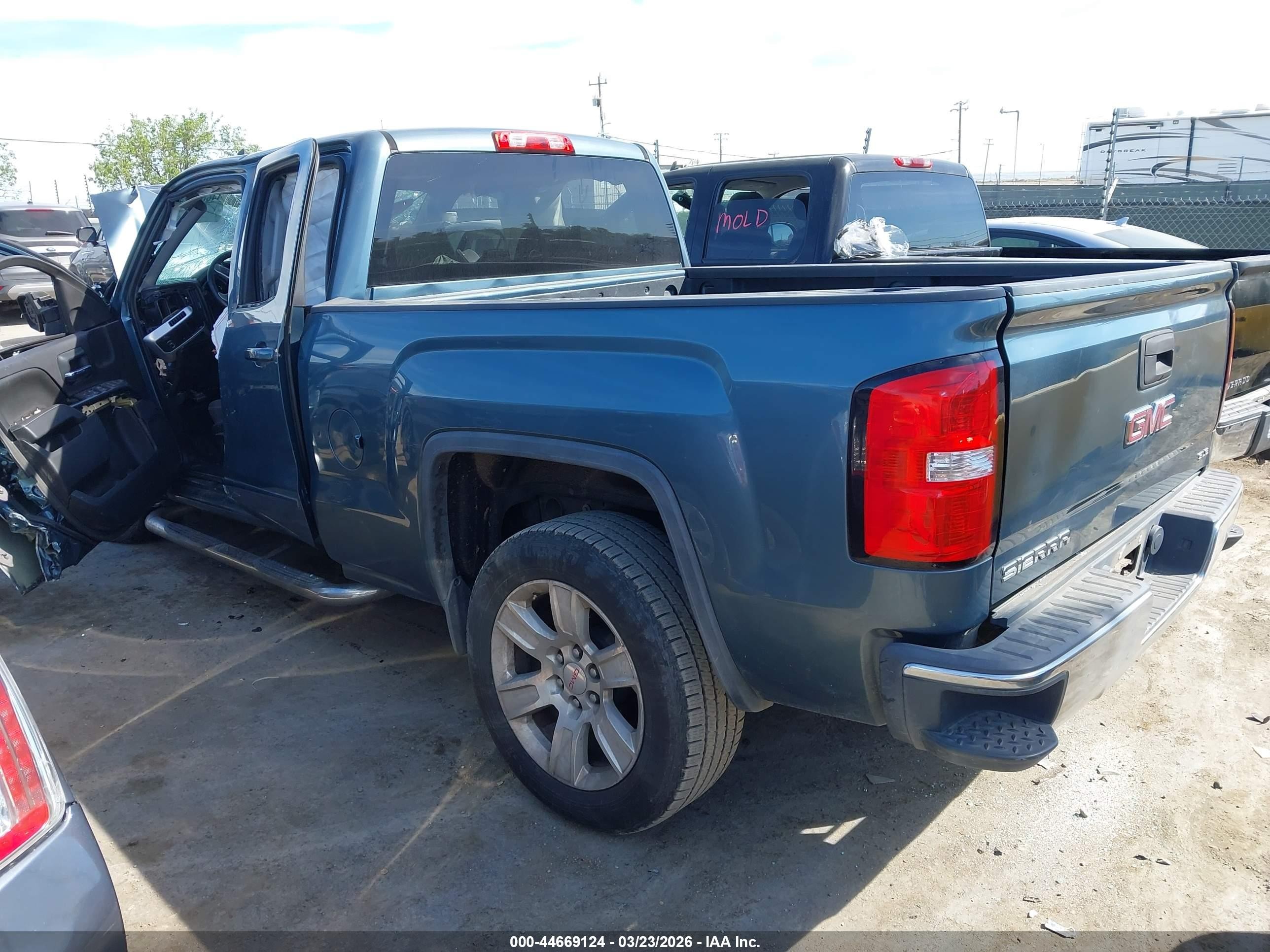 2014 Gmc Sierra 1500 Sle Gray vin: 1GTR1UEC0EZ227853
