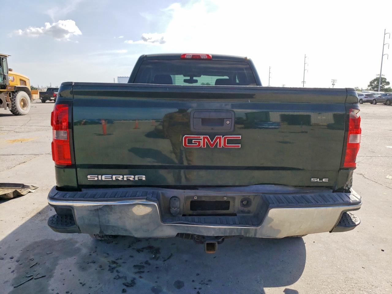2014 Gmc Sierra C1500 Sle Green vin: 1GTR1UEC0EZ363299
