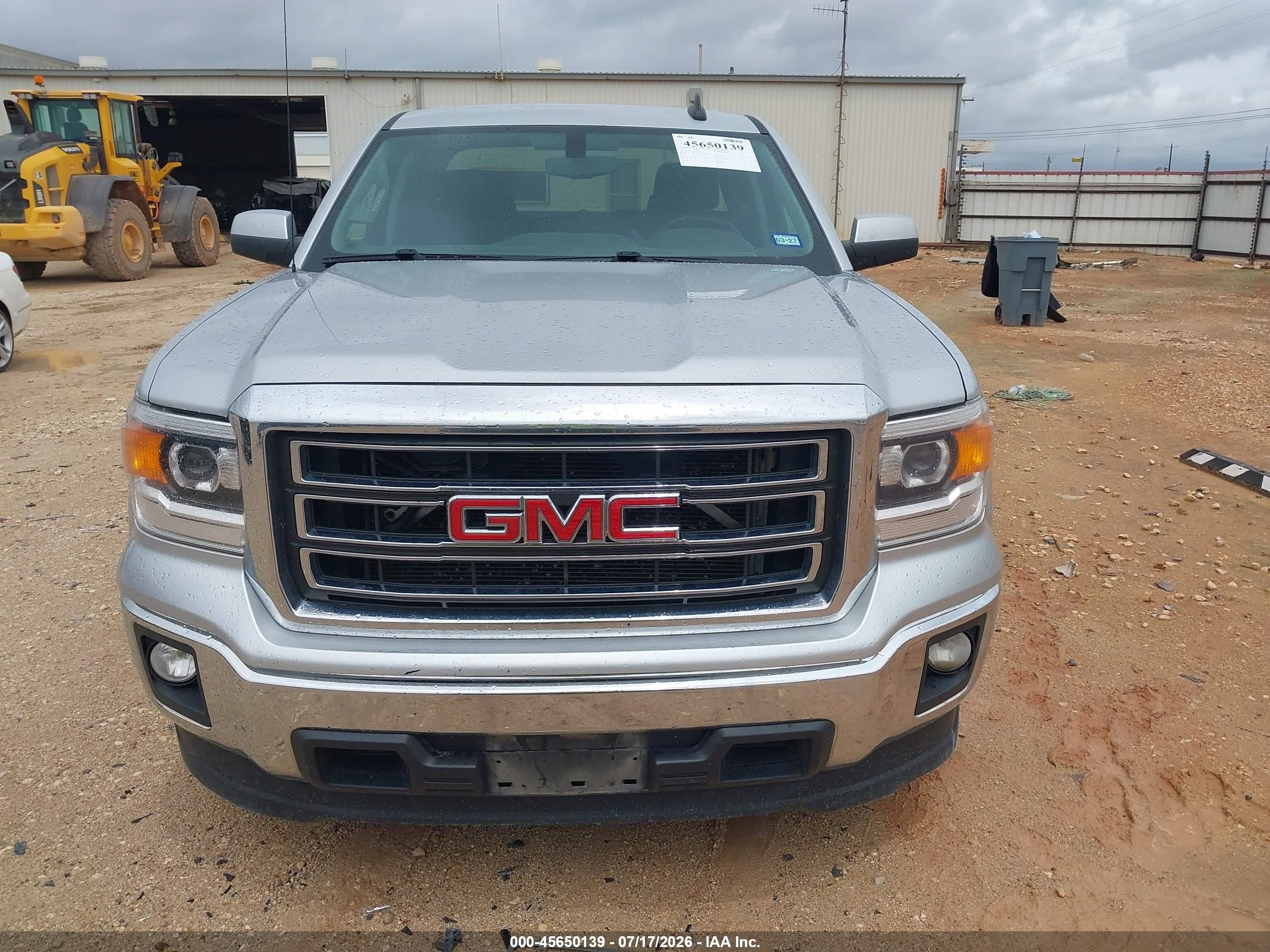 2015 Gmc Sierra 1500 Sle Silver vin: 1GTR1UEC1FZ264475