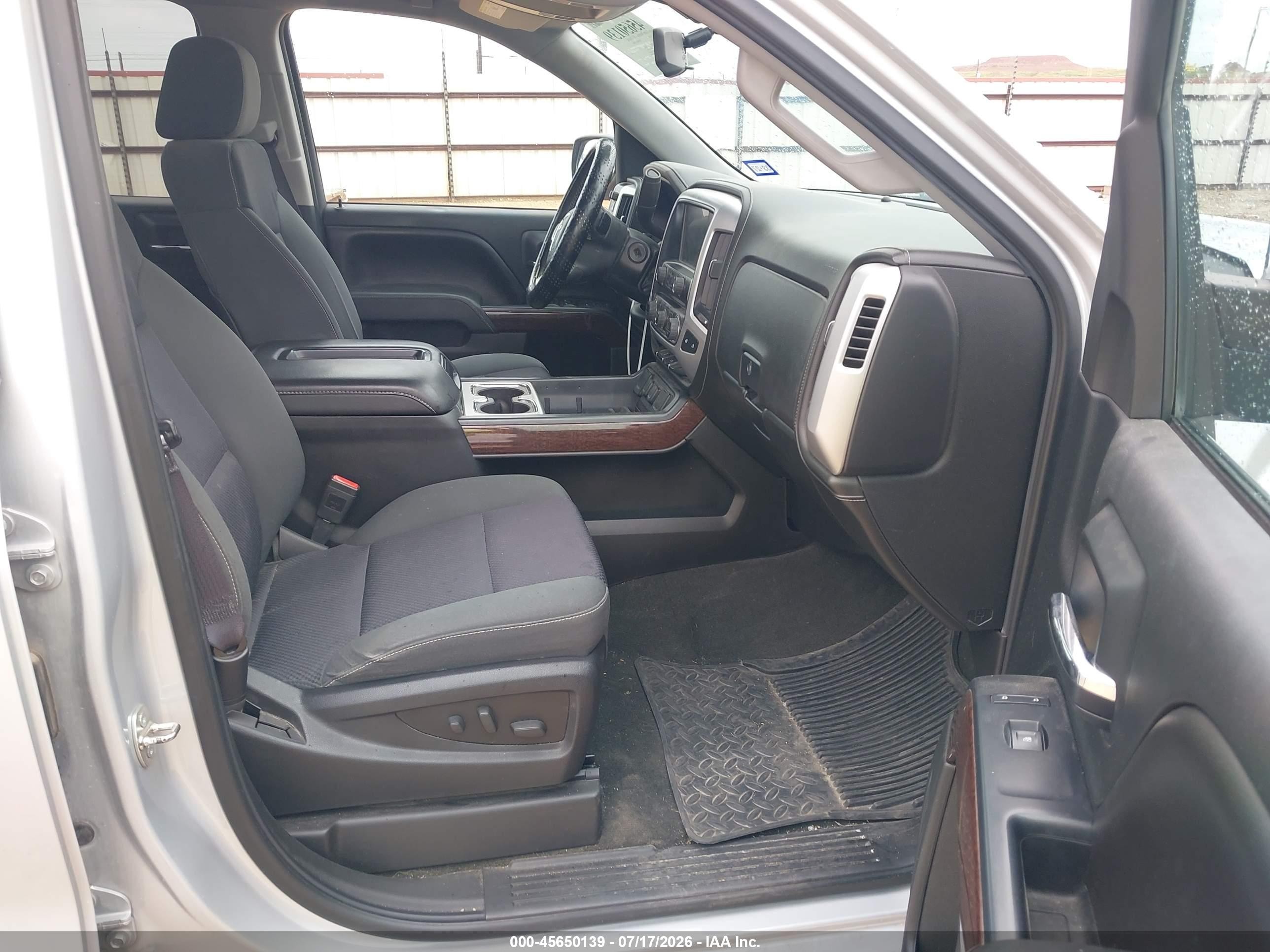 2015 Gmc Sierra 1500 Sle Silver vin: 1GTR1UEC1FZ264475