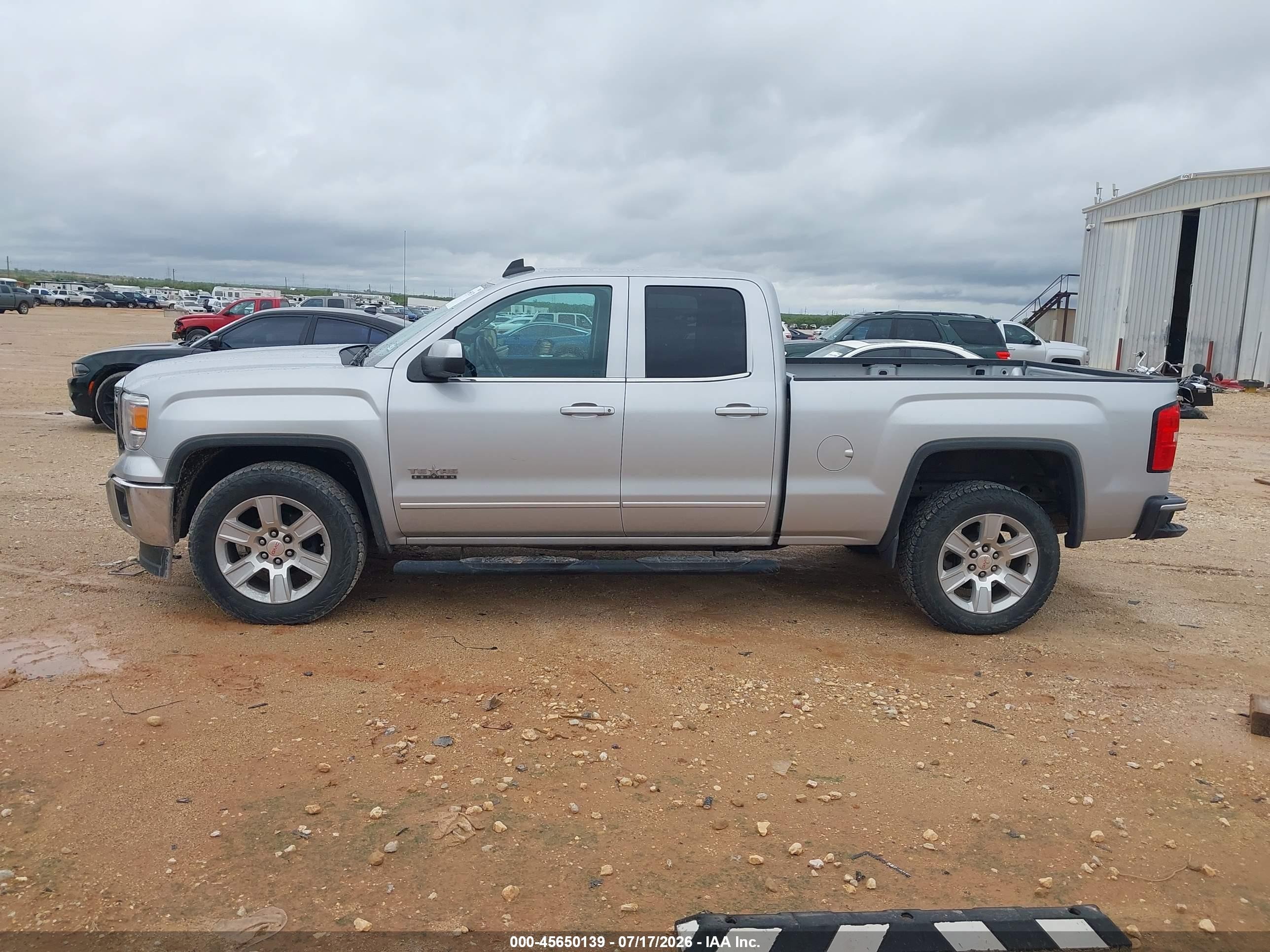 2015 Gmc Sierra 1500 Sle Silver vin: 1GTR1UEC1FZ264475