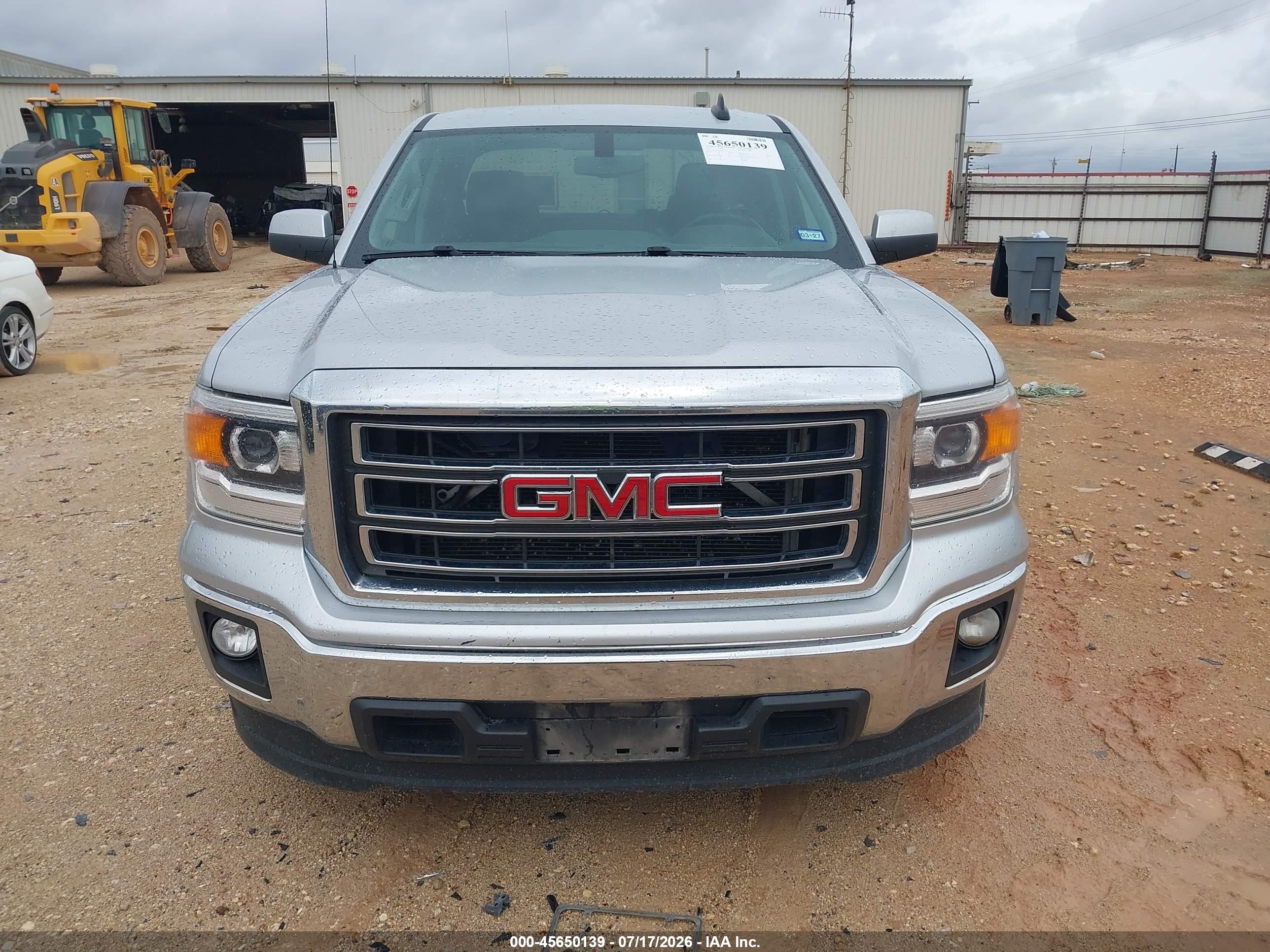 2015 Gmc Sierra 1500 Sle Silver vin: 1GTR1UEC1FZ264475