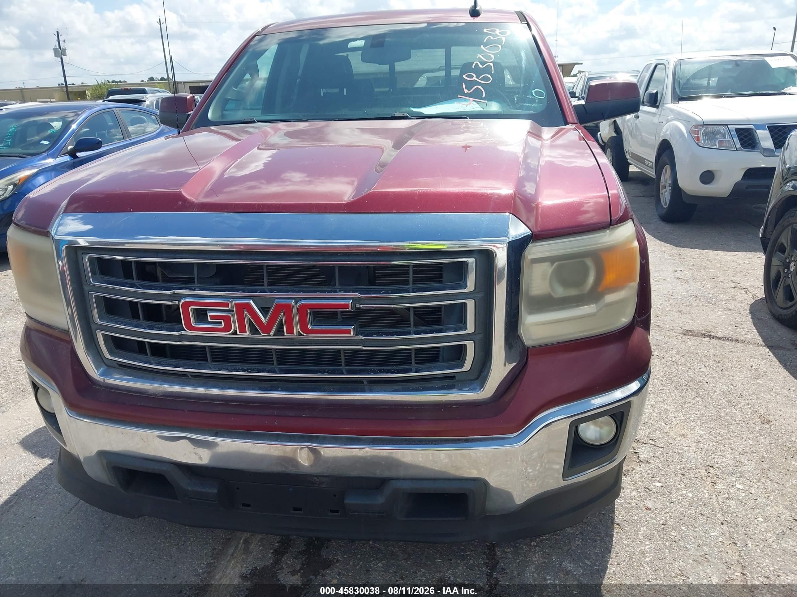 2015 Gmc Sierra 1500 Sle Бордовый vin: 1GTR1UEC1FZ388911