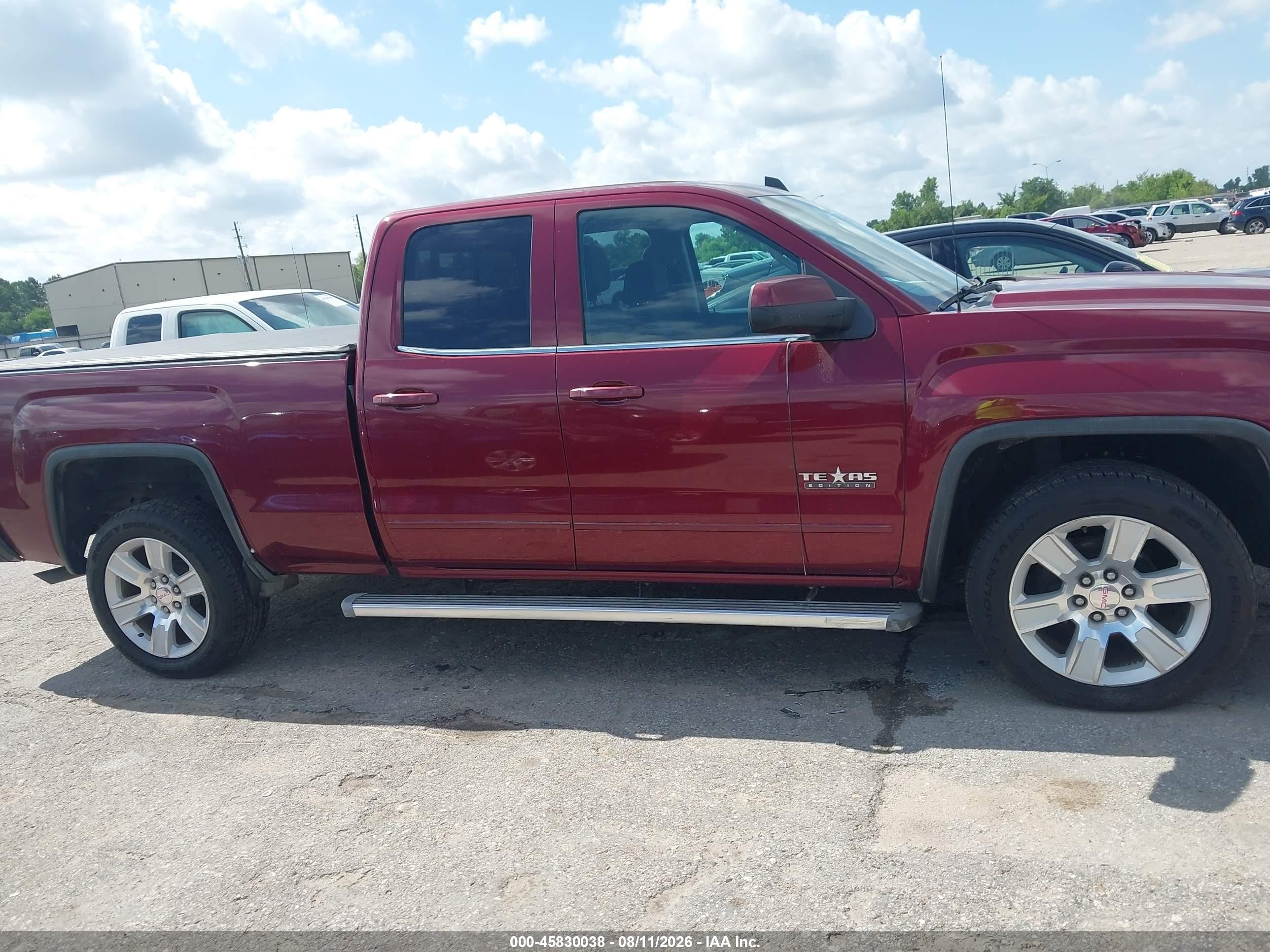 2015 Gmc Sierra 1500 Sle Бордовый vin: 1GTR1UEC1FZ388911