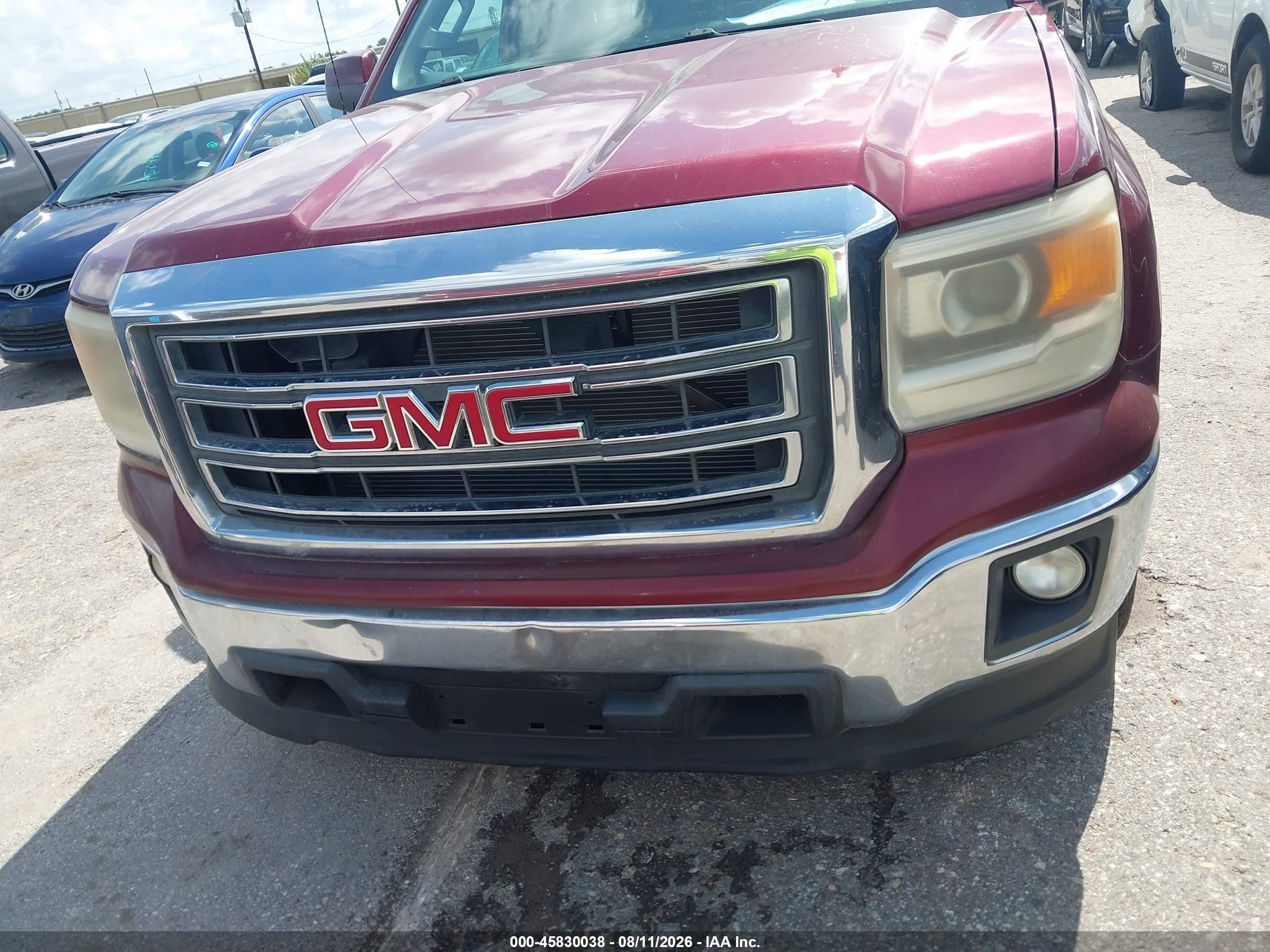2015 Gmc Sierra 1500 Sle Бордовый vin: 1GTR1UEC1FZ388911
