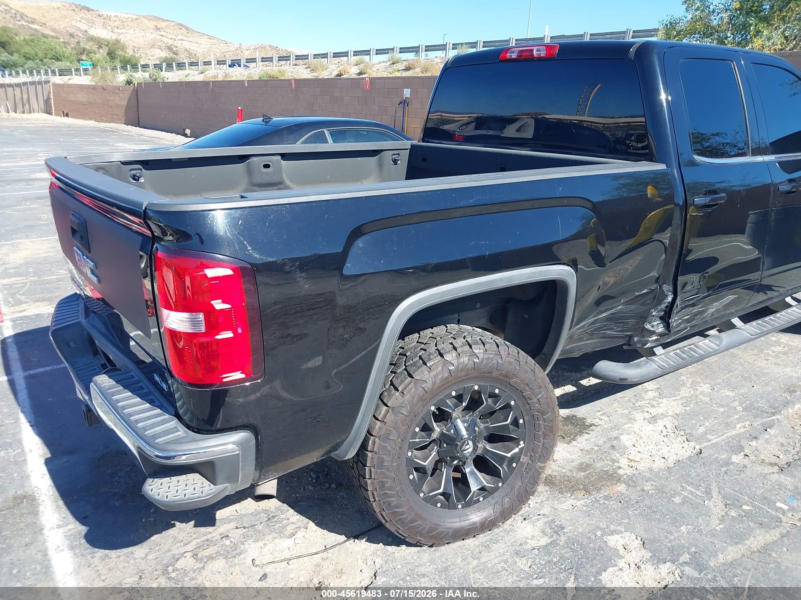 2014 Gmc Sierra 1500 Sle Black vin: 1GTR1UEC2EZ388429