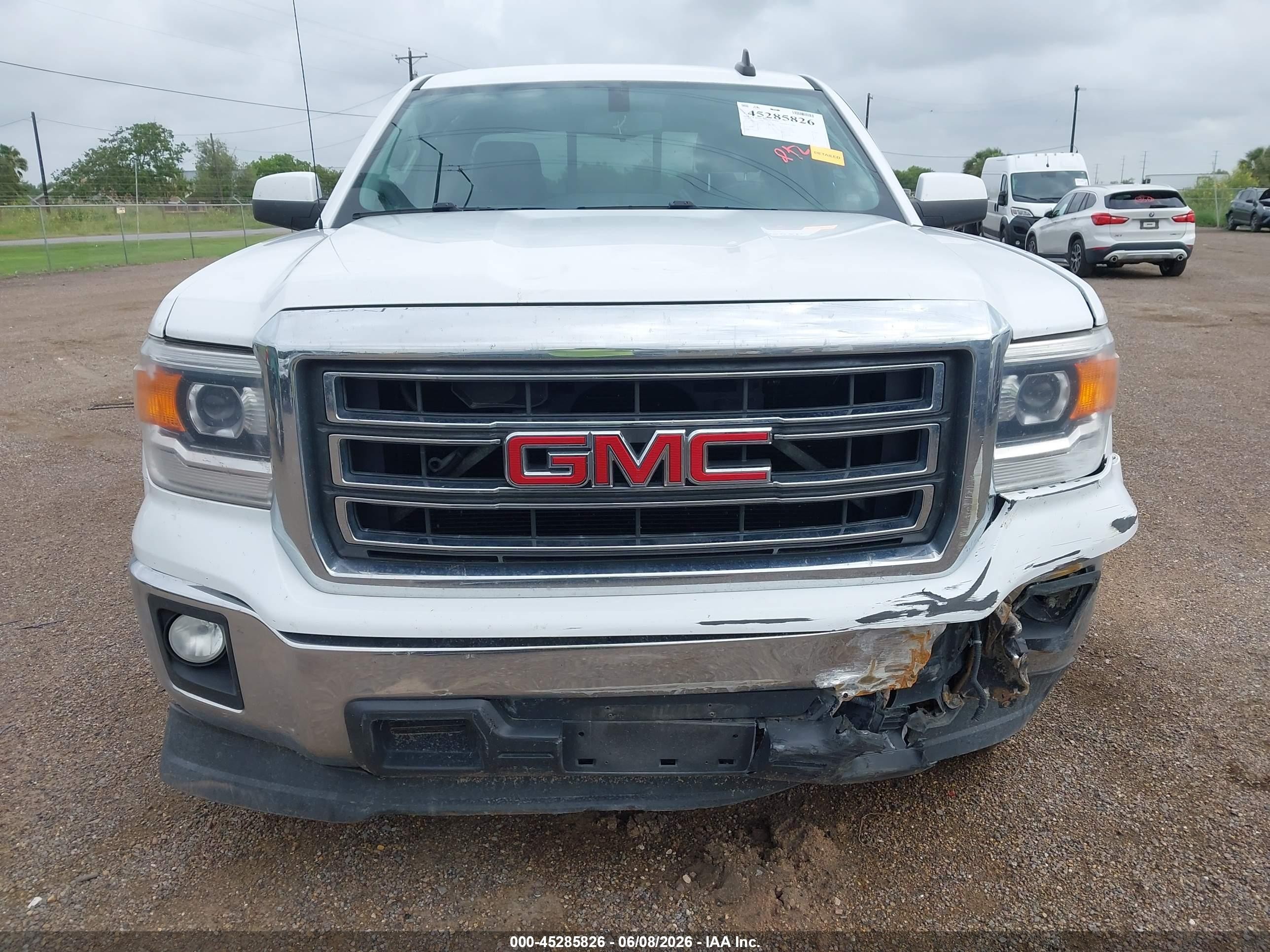 2015 Gmc Sierra 1500 Sle White vin: 1GTR1UEC2FZ148380
