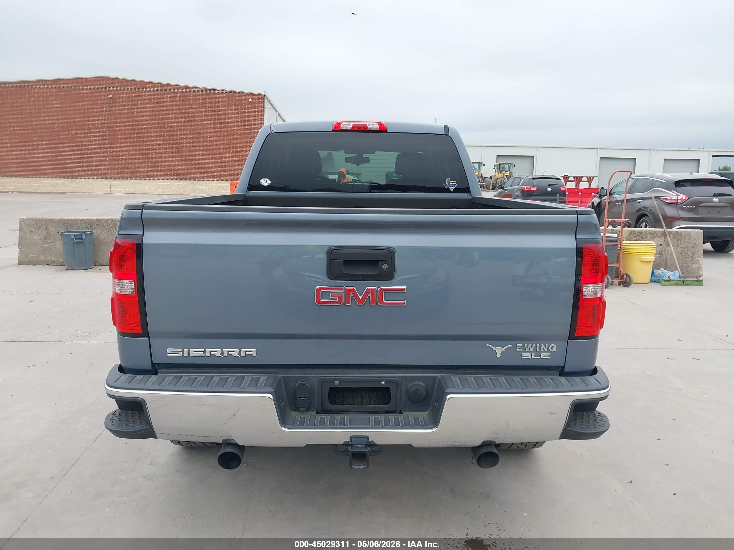 2015 Gmc Sierra 1500 Sle Синий vin: 1GTR1UEC3FZ255972