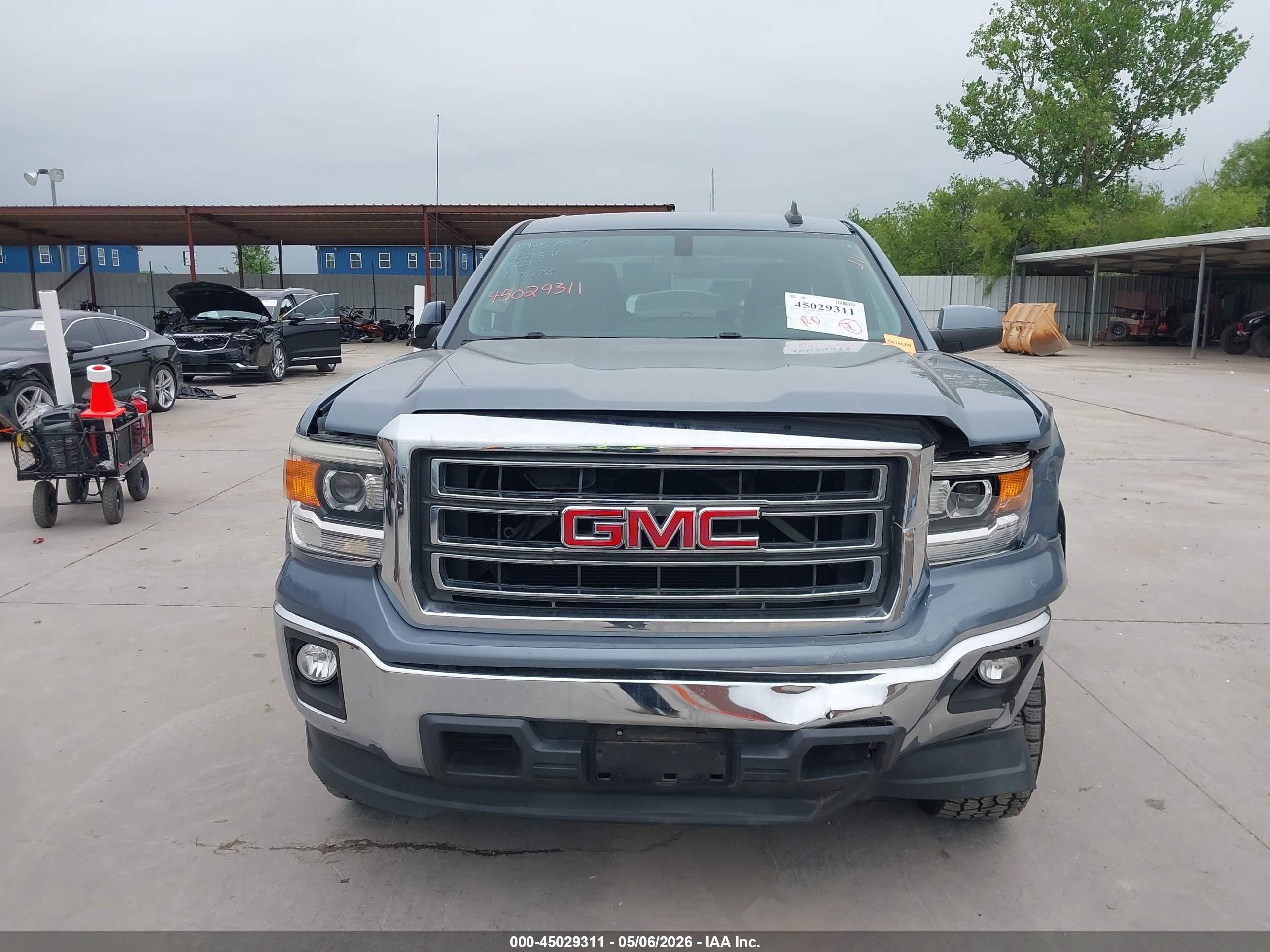 2015 Gmc Sierra 1500 Sle Синий vin: 1GTR1UEC3FZ255972