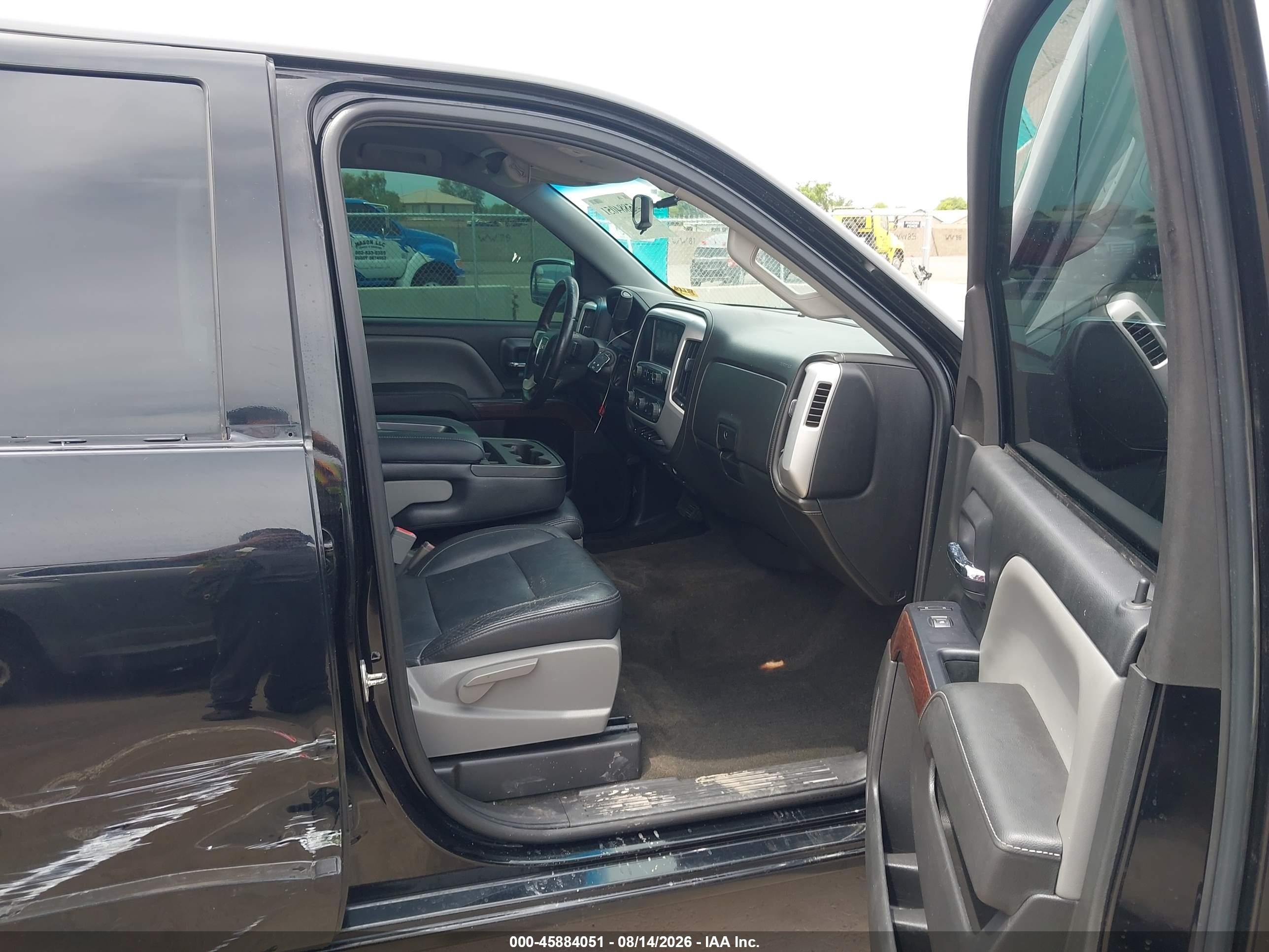 2015 Gmc Sierra 1500 Sle Black vin: 1GTR1UEC4FZ240963