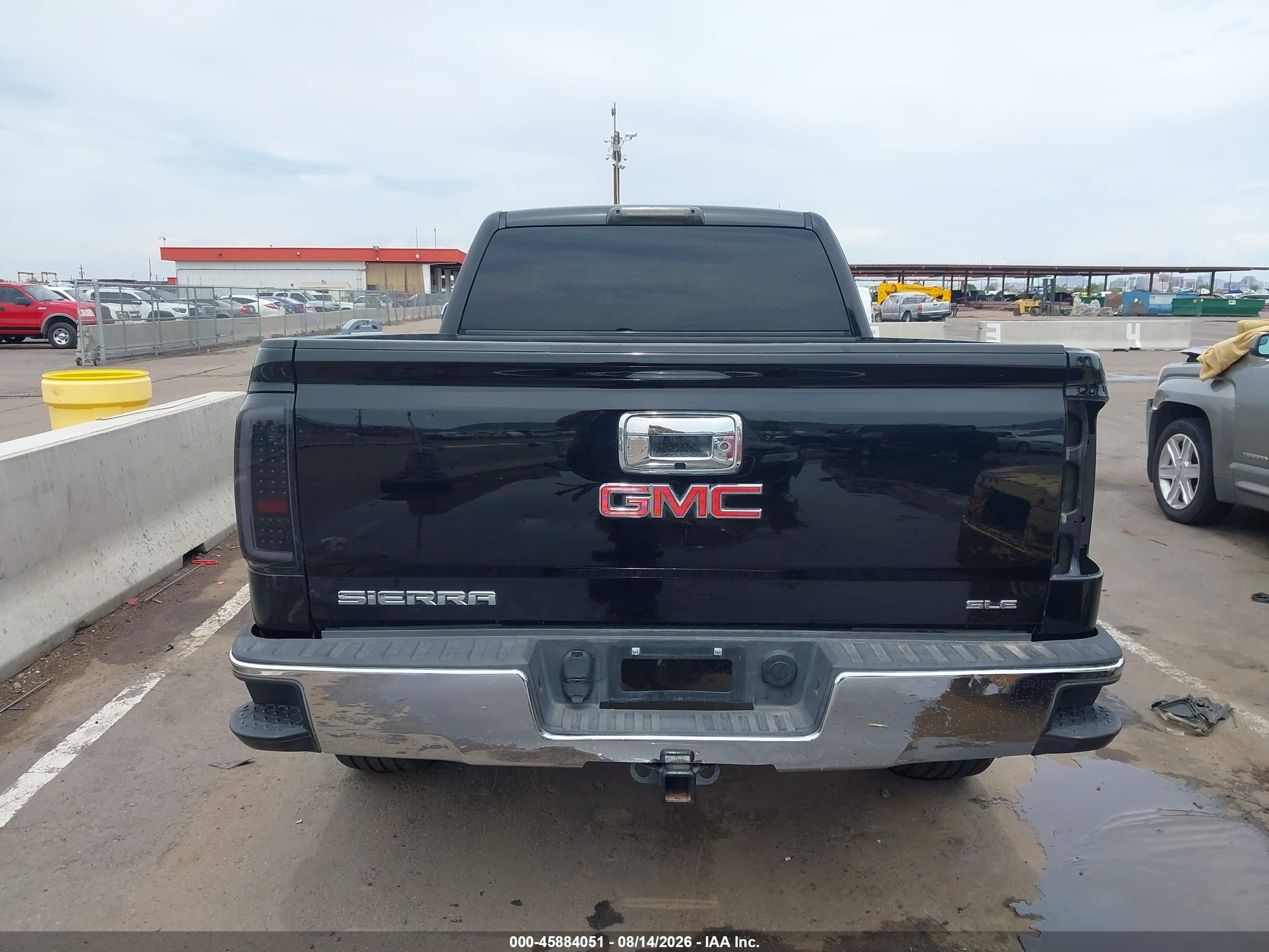 2015 Gmc Sierra 1500 Sle Black vin: 1GTR1UEC4FZ240963
