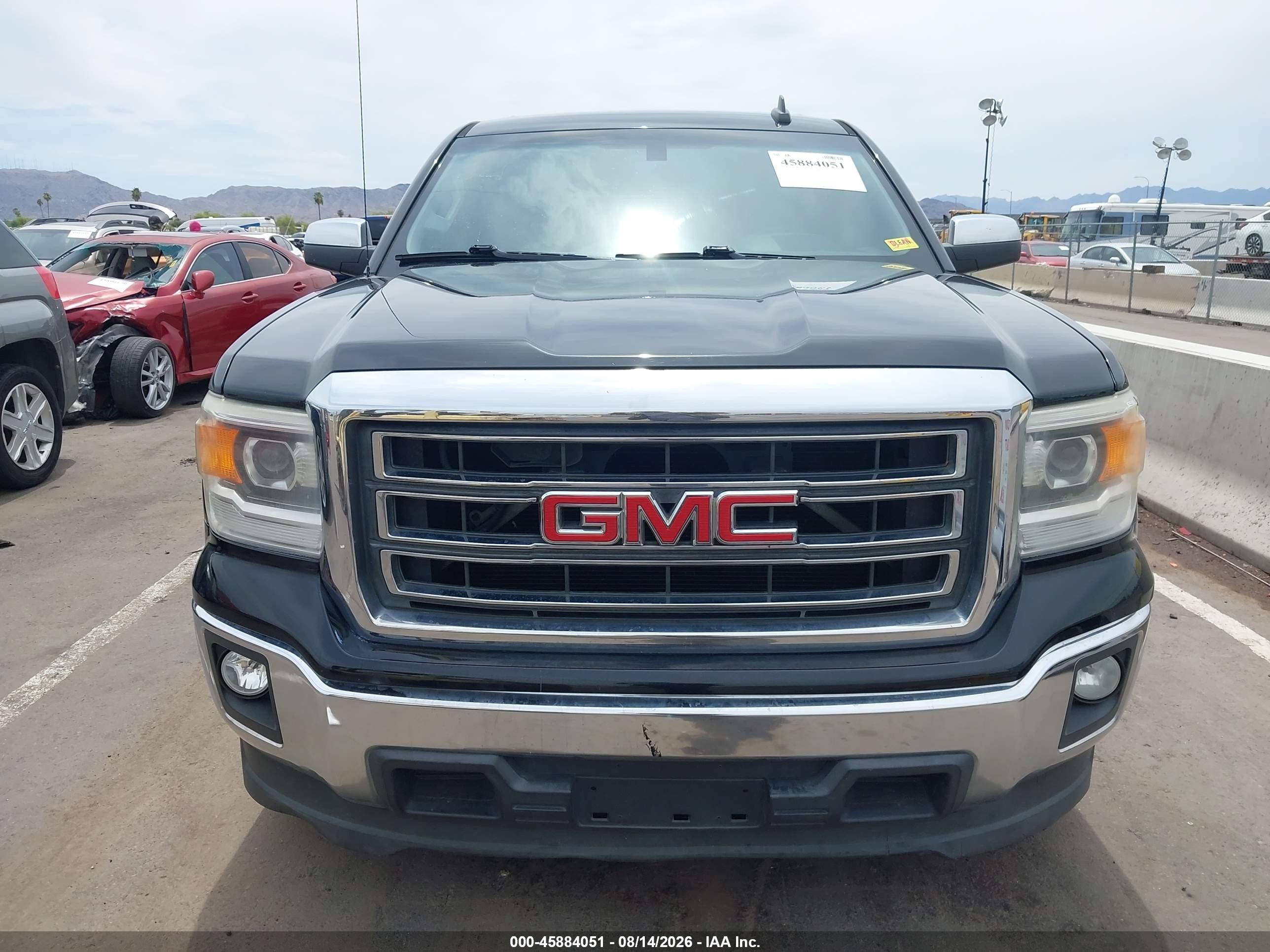 2015 Gmc Sierra 1500 Sle Black vin: 1GTR1UEC4FZ240963