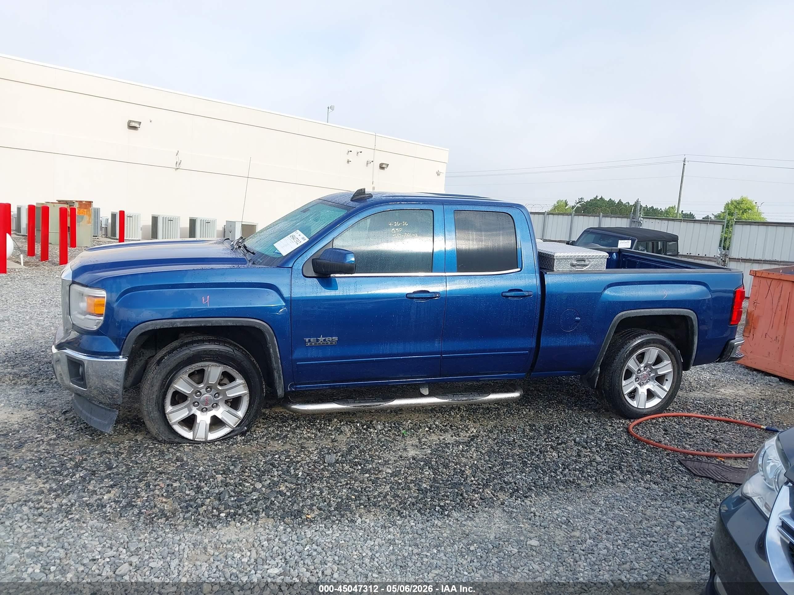 2015 Gmc Sierra 1500 Sle Blue vin: 1GTR1UEC4FZ256953
