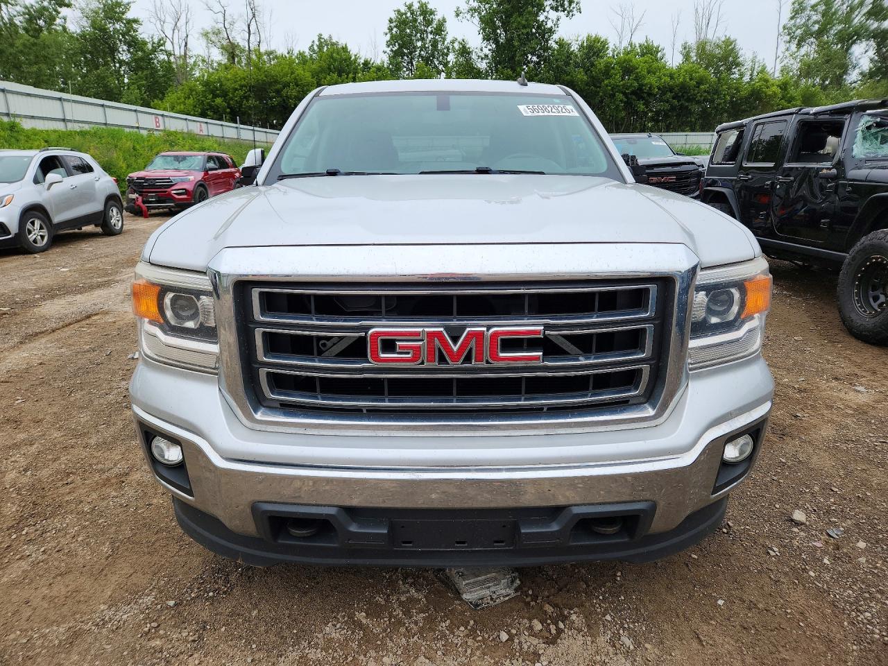 2014 Gmc Sierra C1500 Sle Silver vin: 1GTR1UEC5EZ119910