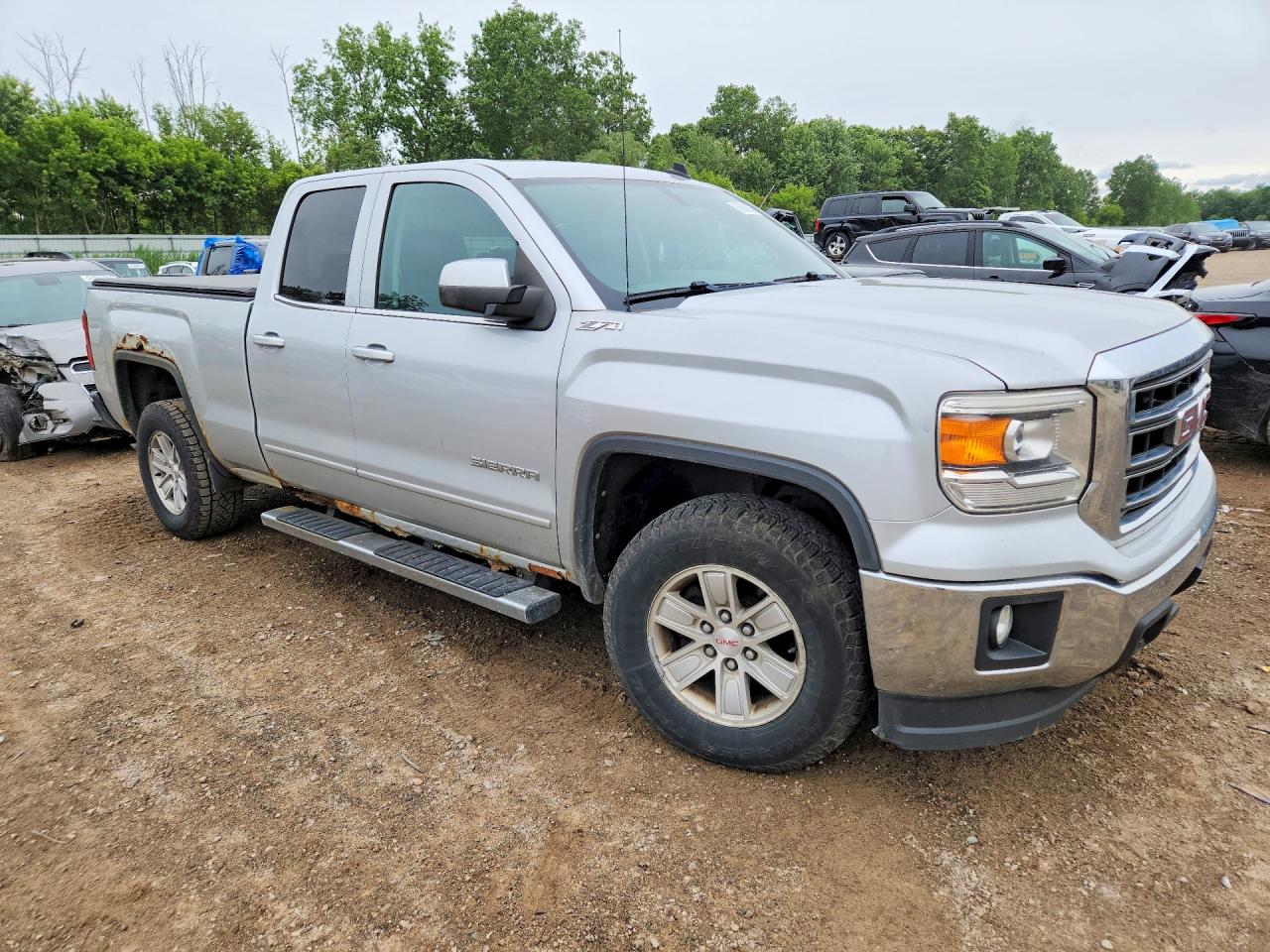 2014 Gmc Sierra C1500 Sle Silver vin: 1GTR1UEC5EZ119910