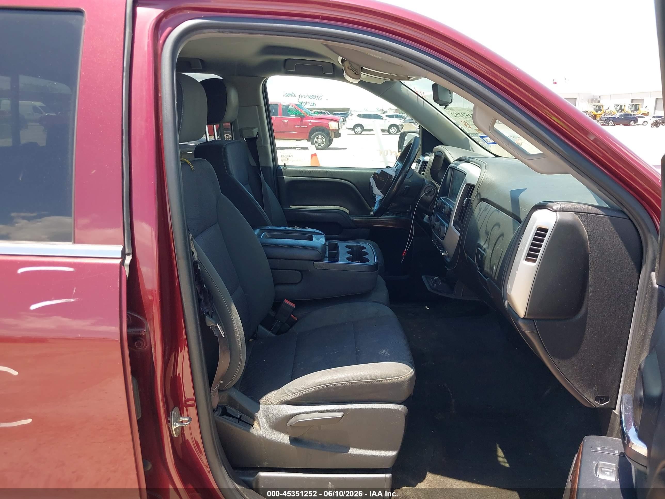 2015 Gmc Sierra 1500 Sle Red vin: 1GTR1UEC5FZ146977