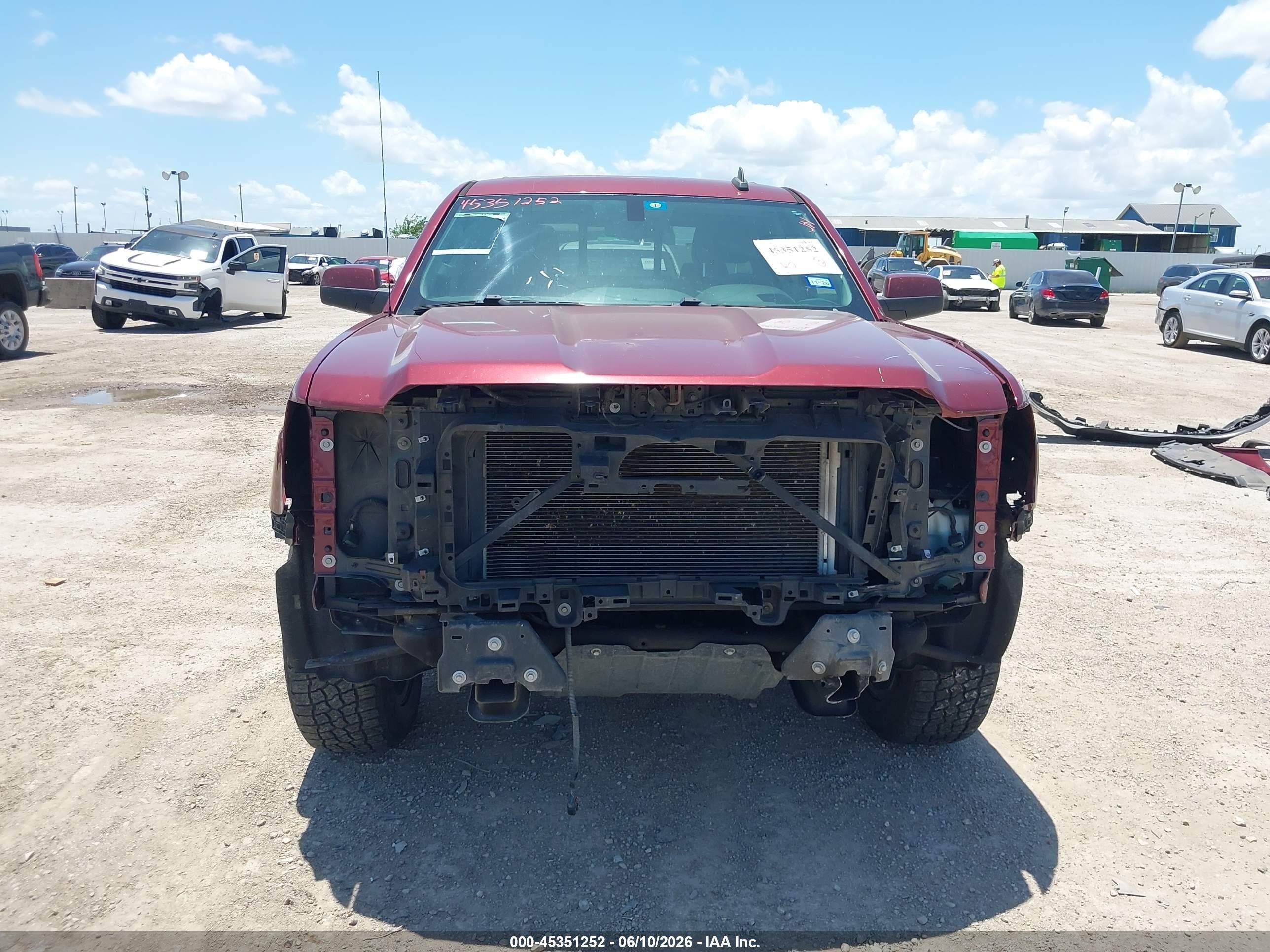 2015 Gmc Sierra 1500 Sle Red vin: 1GTR1UEC5FZ146977