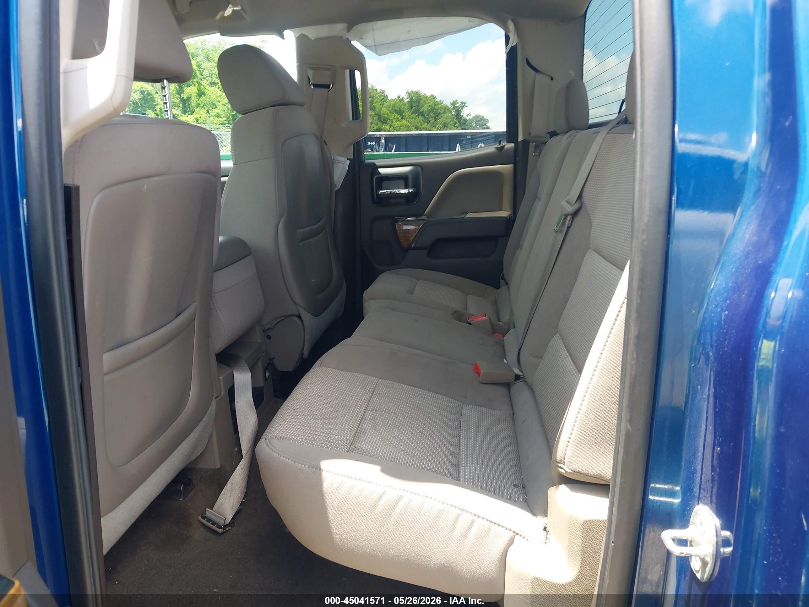 2015 Gmc Sierra 1500 Sle Синий vin: 1GTR1UEC6FZ174139