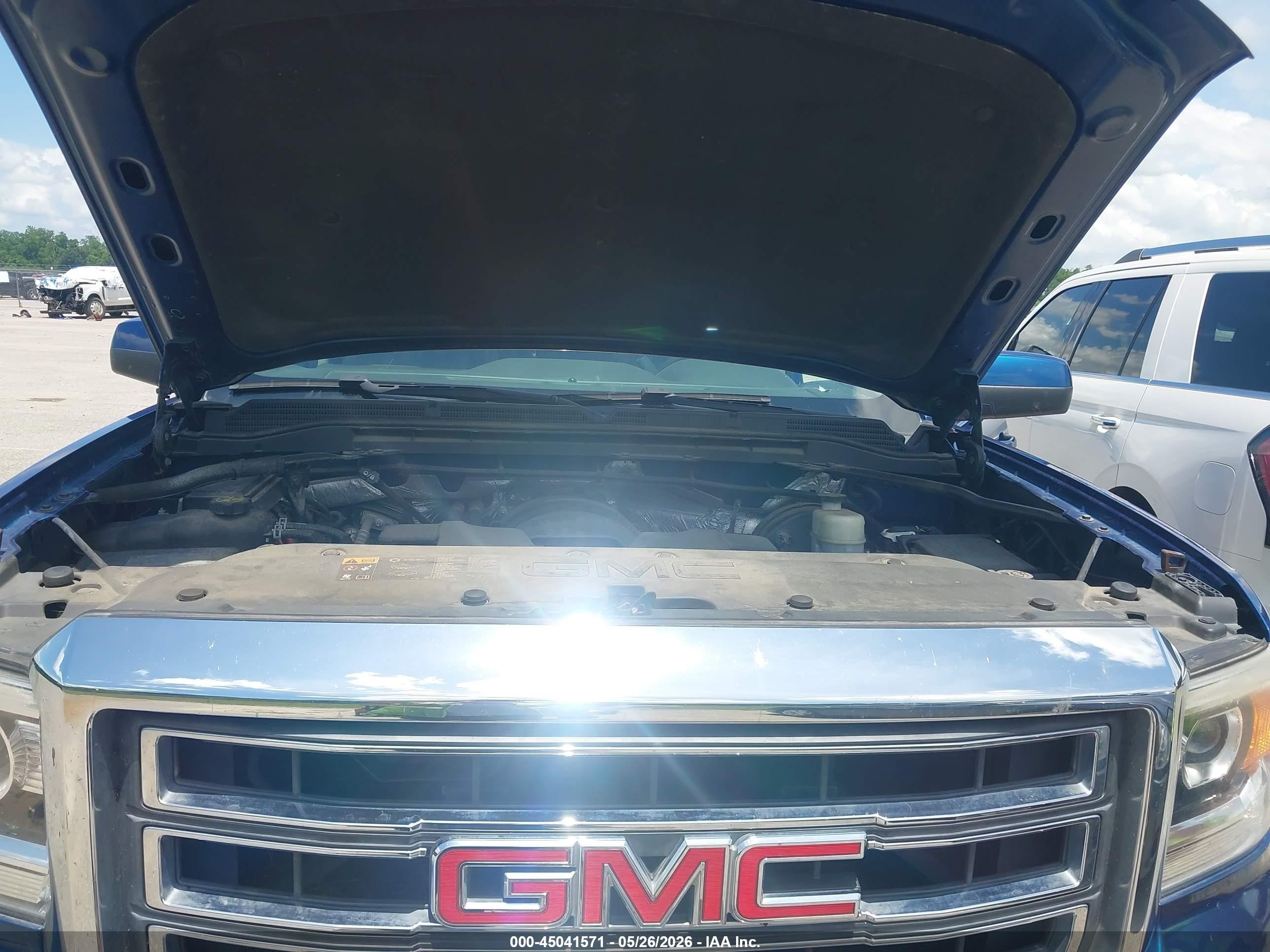 2015 Gmc Sierra 1500 Sle Синий vin: 1GTR1UEC6FZ174139