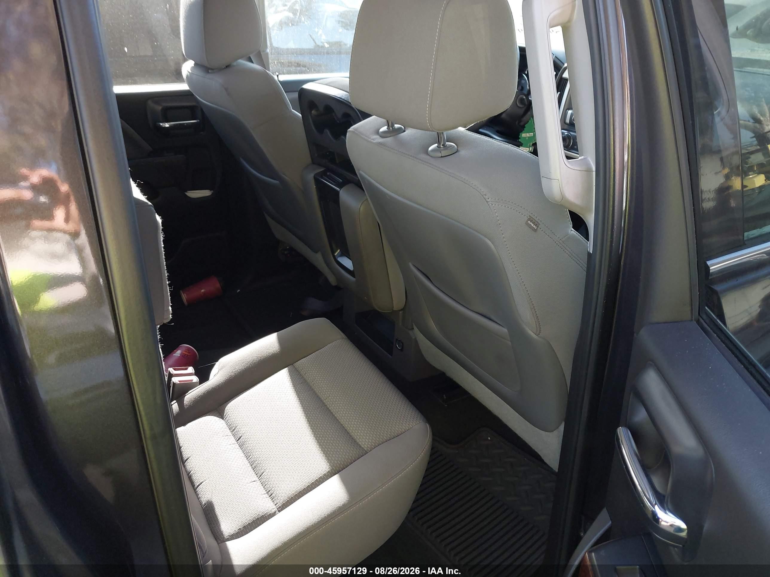 2015 Gmc Sierra 1500 Sle Gray vin: 1GTR1UEC6FZ390296