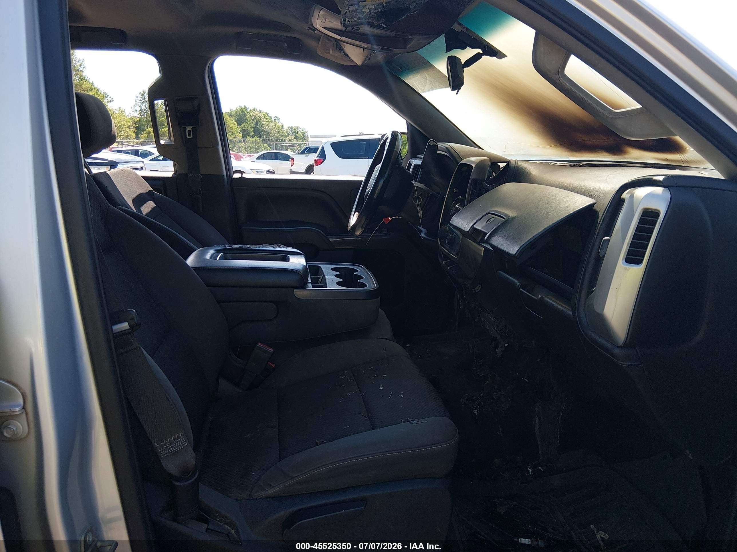 2014 Gmc Sierra 1500 Sle Silver vin: 1GTR1UEC7EZ119987