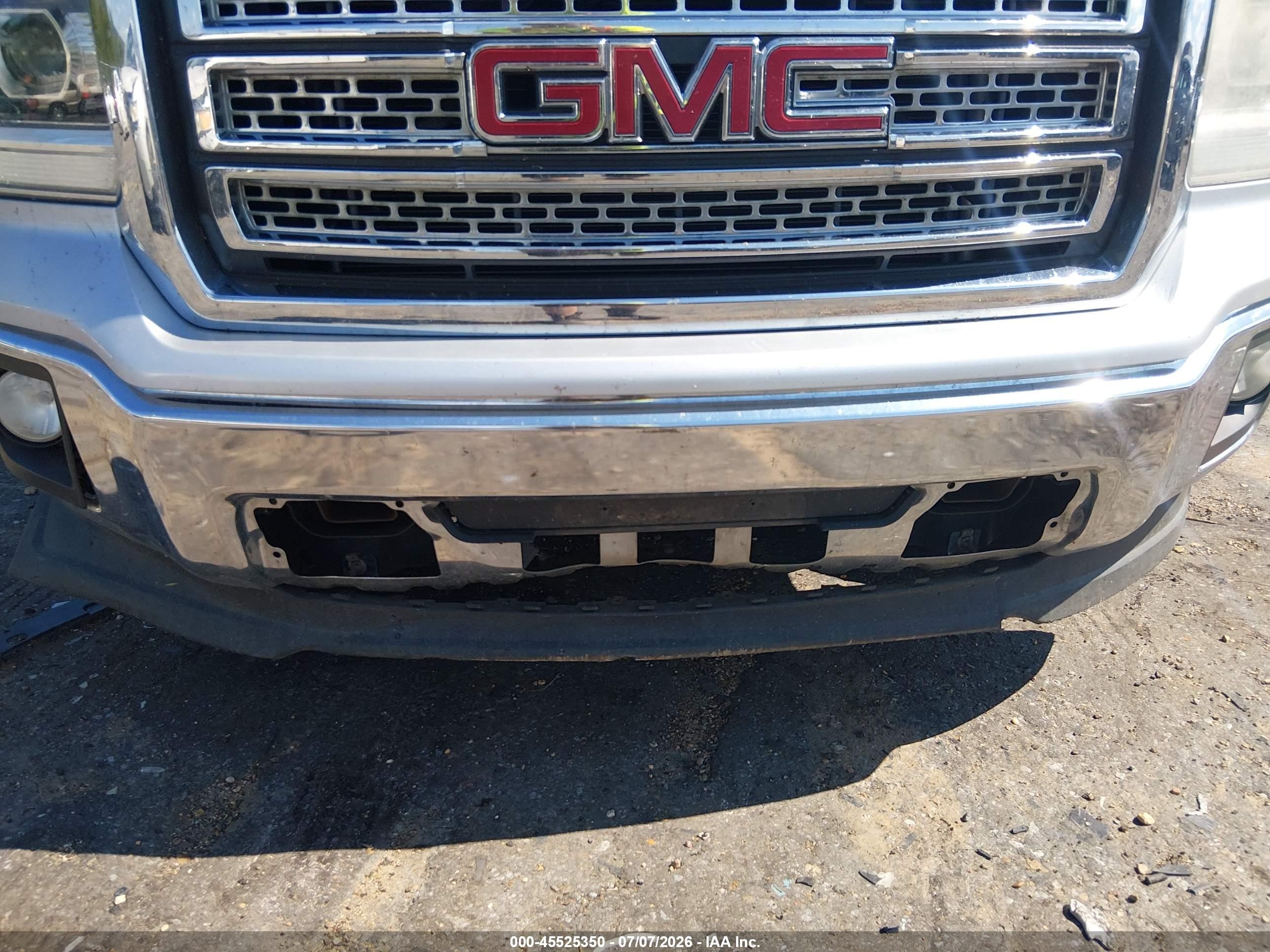 2014 Gmc Sierra 1500 Sle Silver vin: 1GTR1UEC7EZ119987