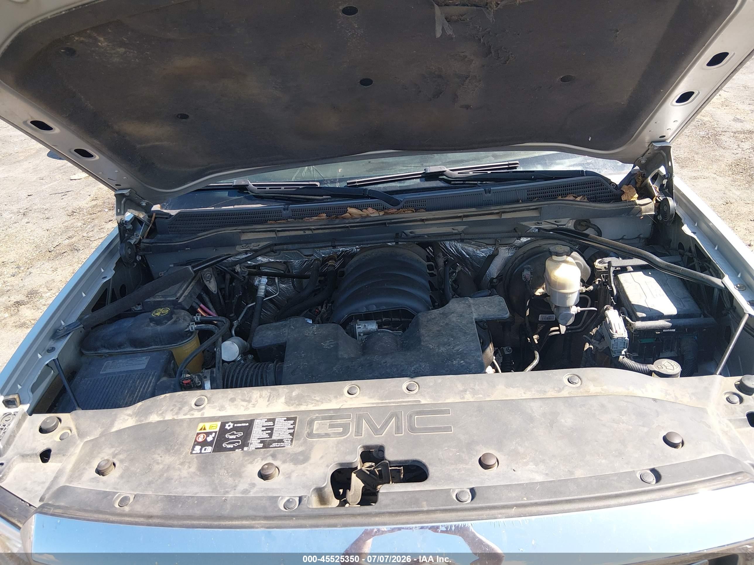 2014 Gmc Sierra 1500 Sle Silver vin: 1GTR1UEC7EZ119987