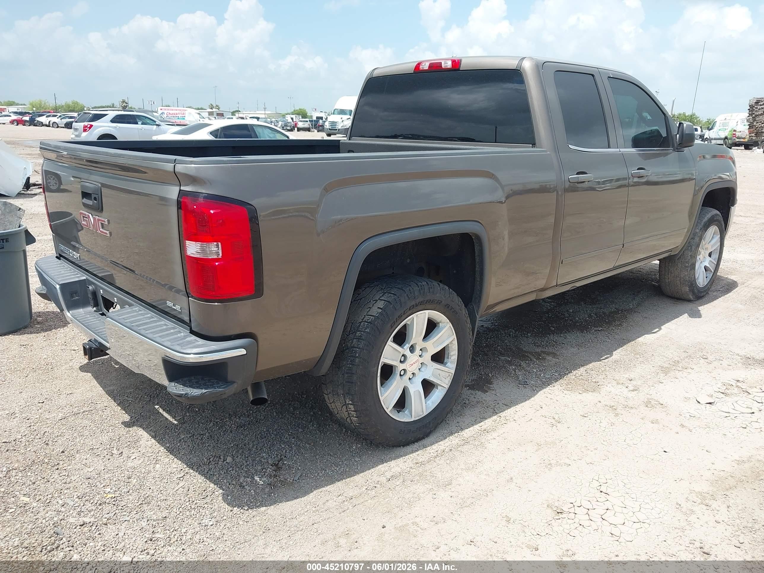 2015 Gmc Sierra 1500 Sle Brown vin: 1GTR1UEC7FZ177776