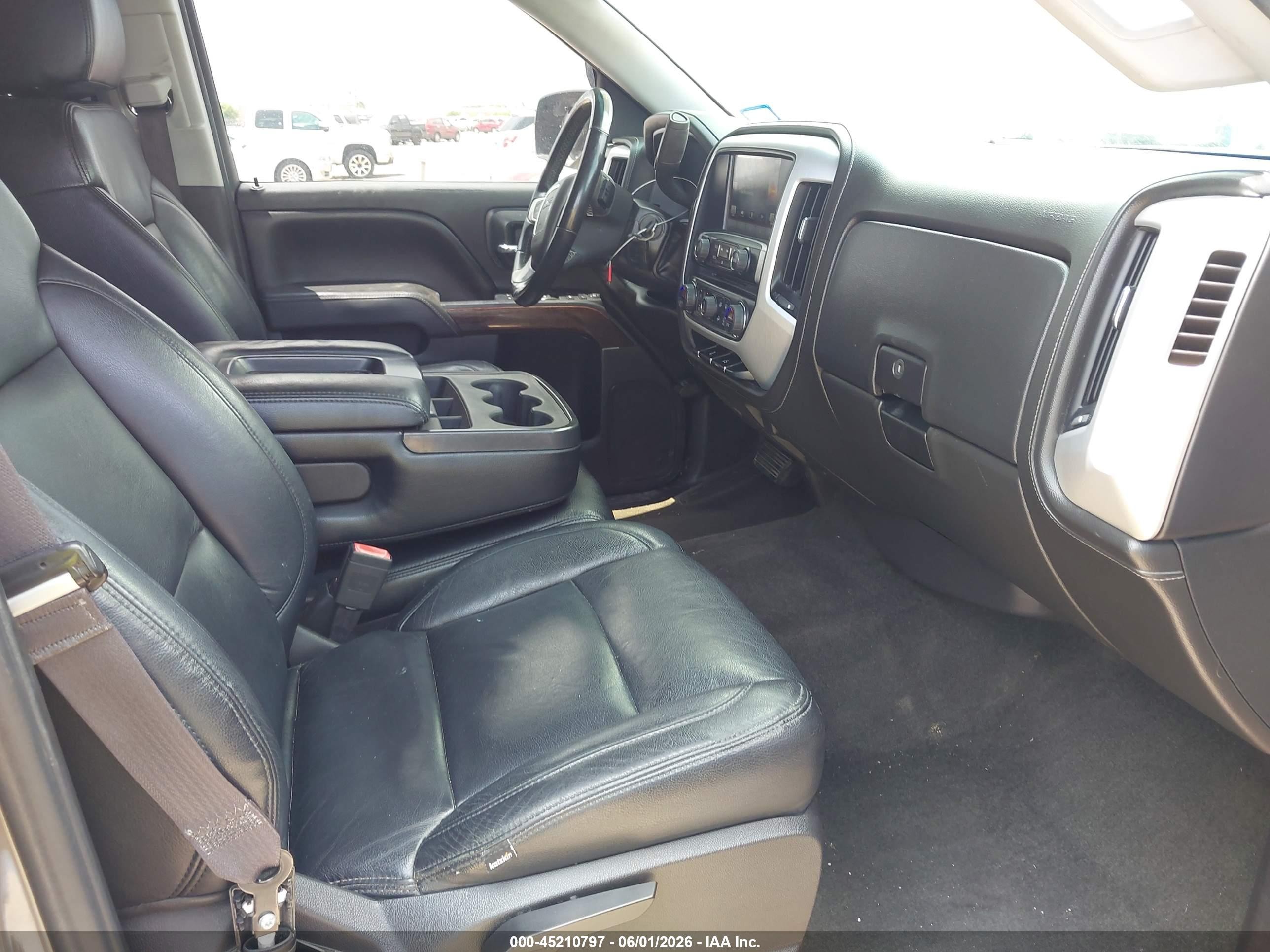 2015 Gmc Sierra 1500 Sle Brown vin: 1GTR1UEC7FZ177776