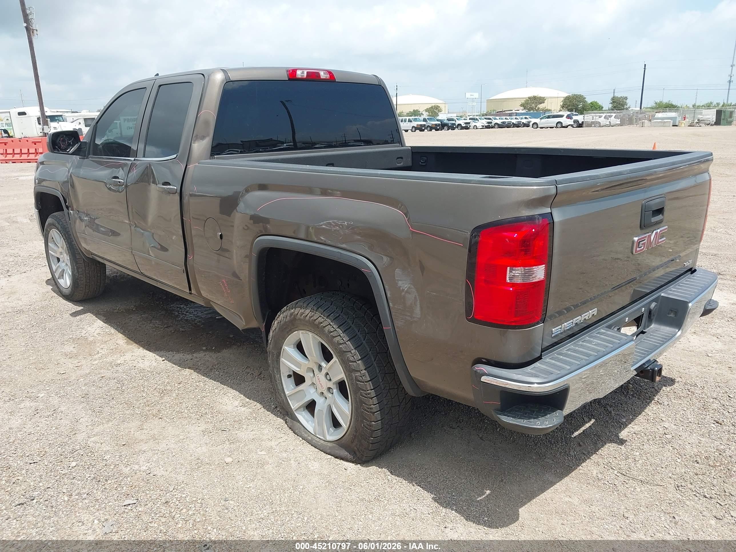 2015 Gmc Sierra 1500 Sle Brown vin: 1GTR1UEC7FZ177776