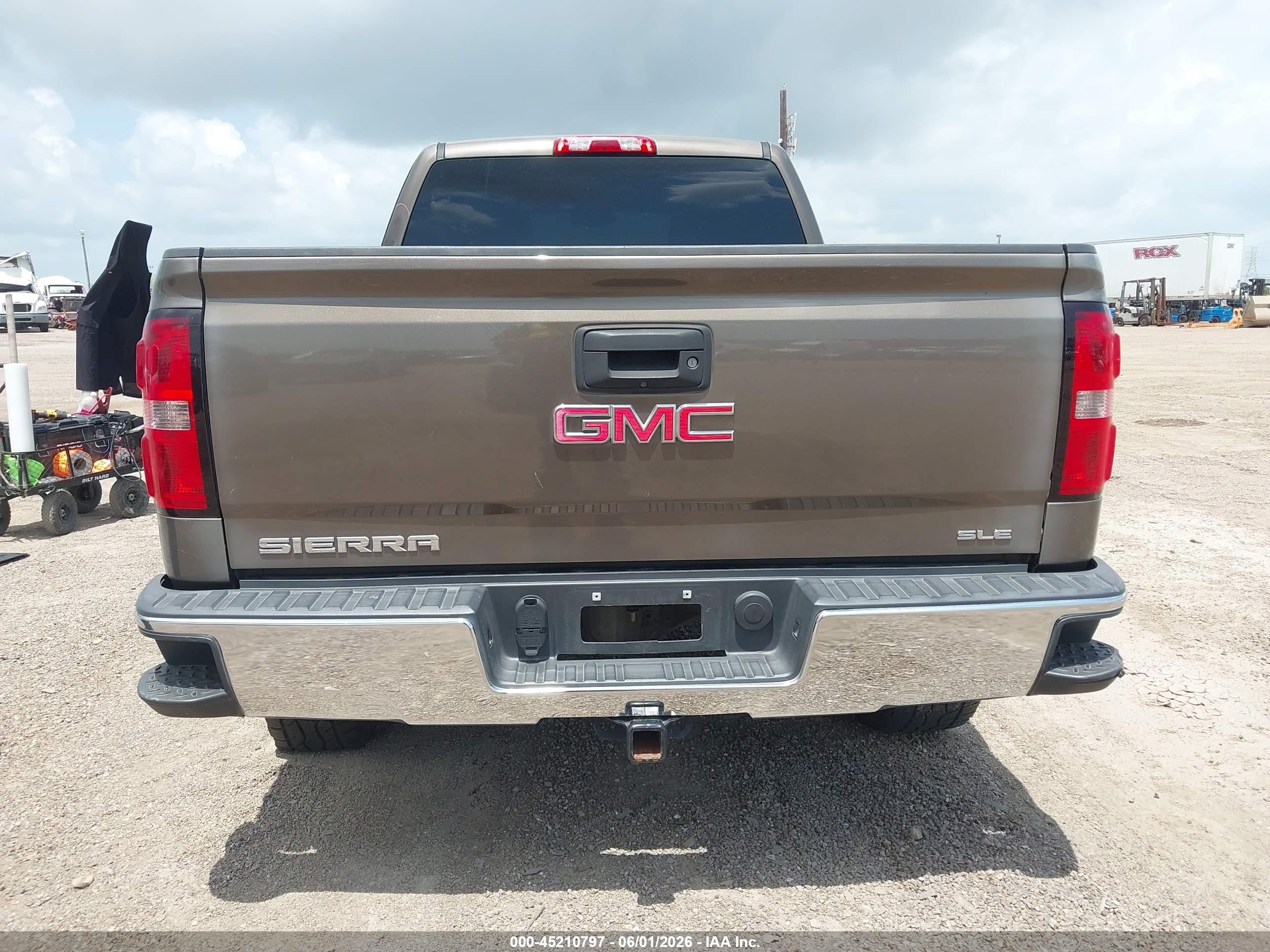 2015 Gmc Sierra 1500 Sle Brown vin: 1GTR1UEC7FZ177776