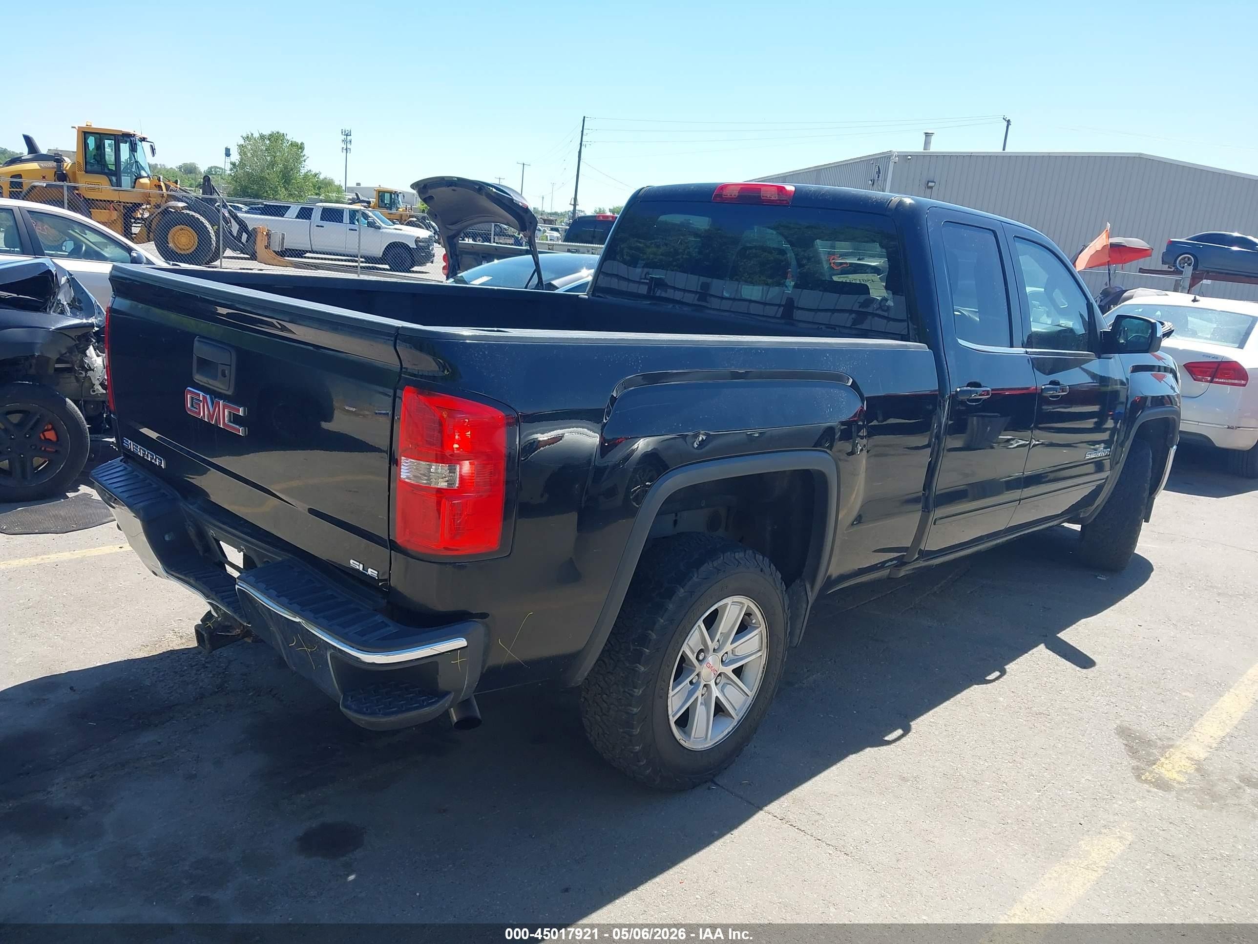 2014 Gmc Sierra 1500 Sle Black vin: 1GTR1UEC8EZ264228