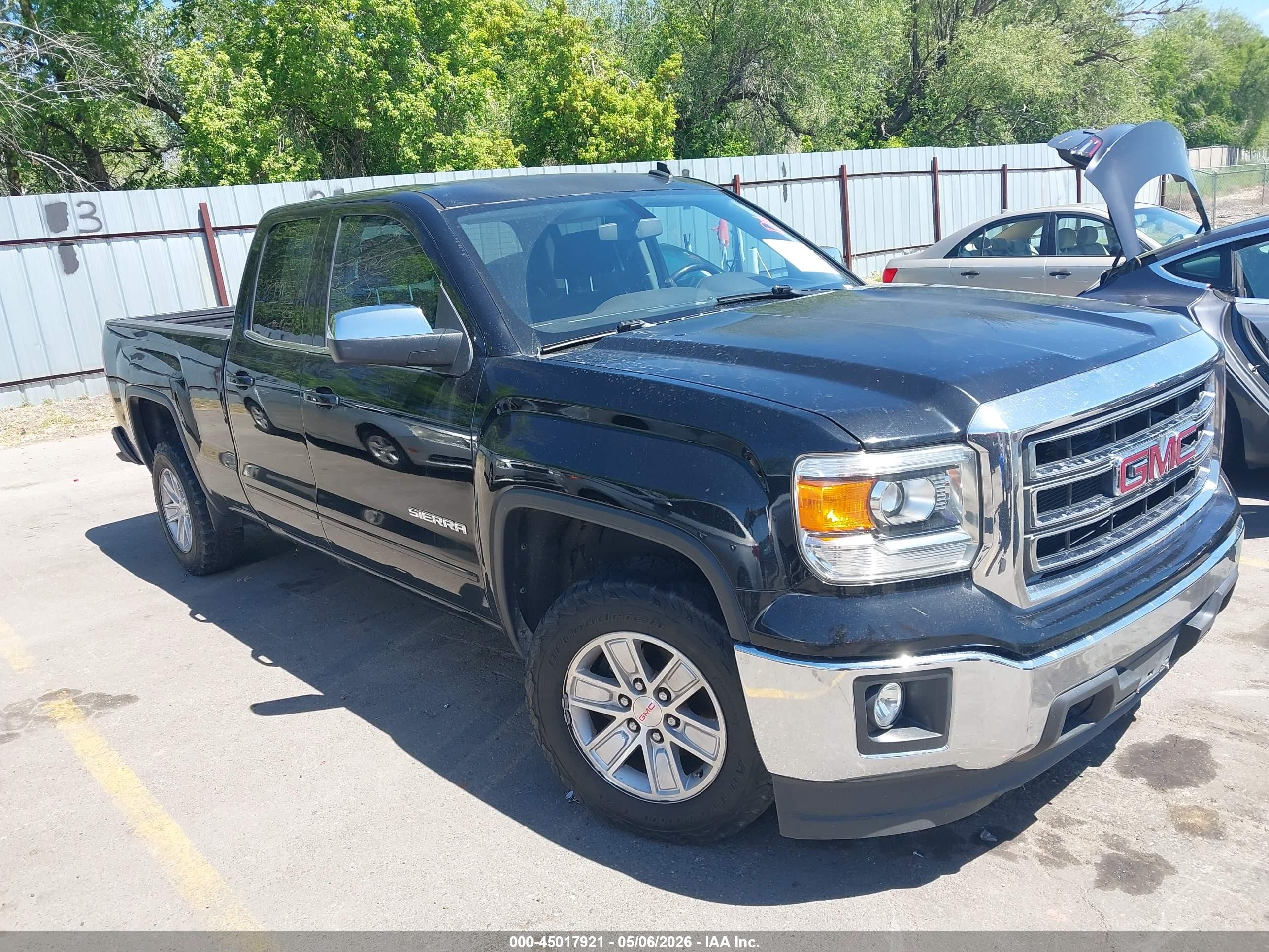 2014 Gmc Sierra 1500 Sle Black vin: 1GTR1UEC8EZ264228