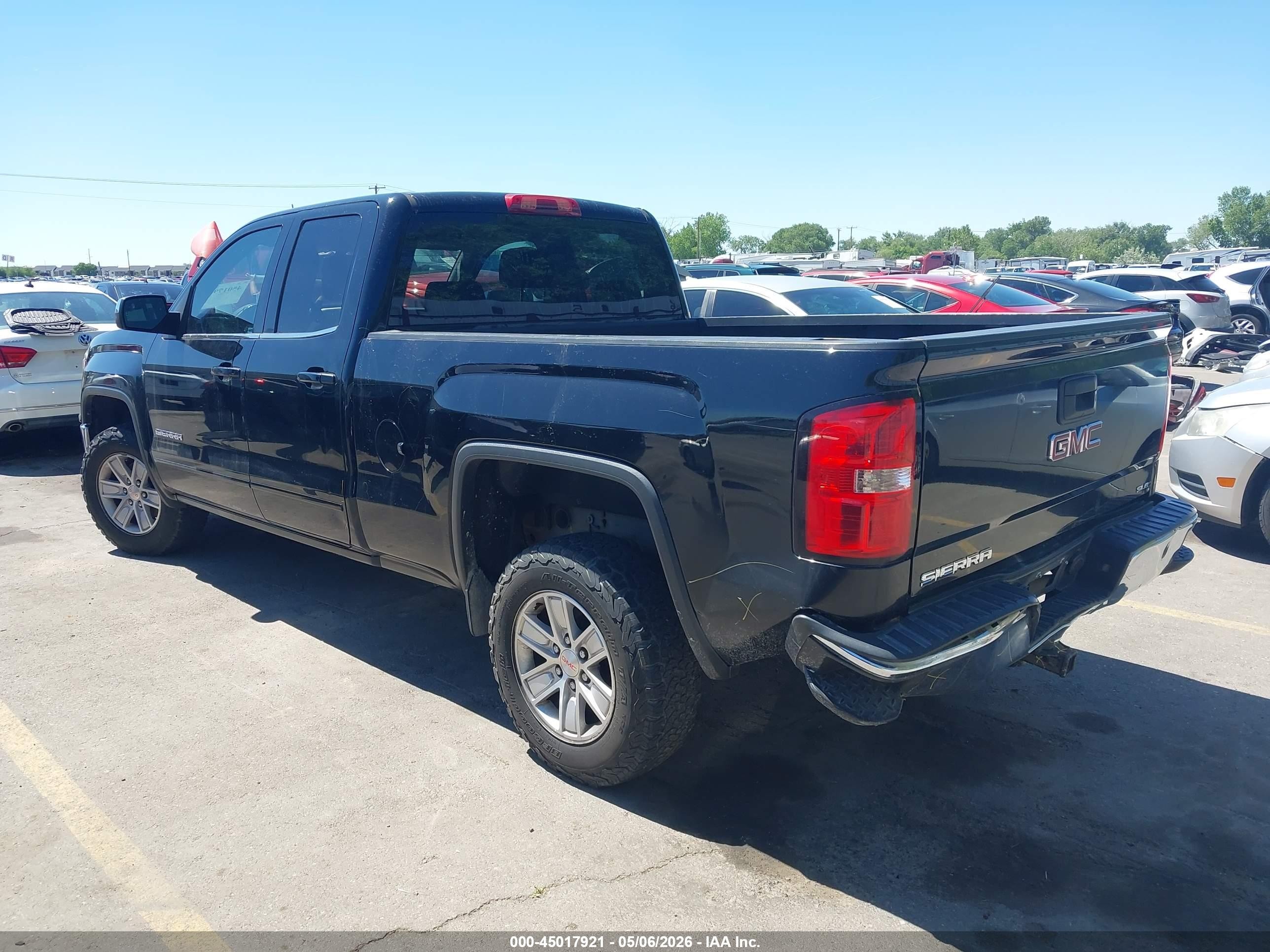 2014 Gmc Sierra 1500 Sle Black vin: 1GTR1UEC8EZ264228