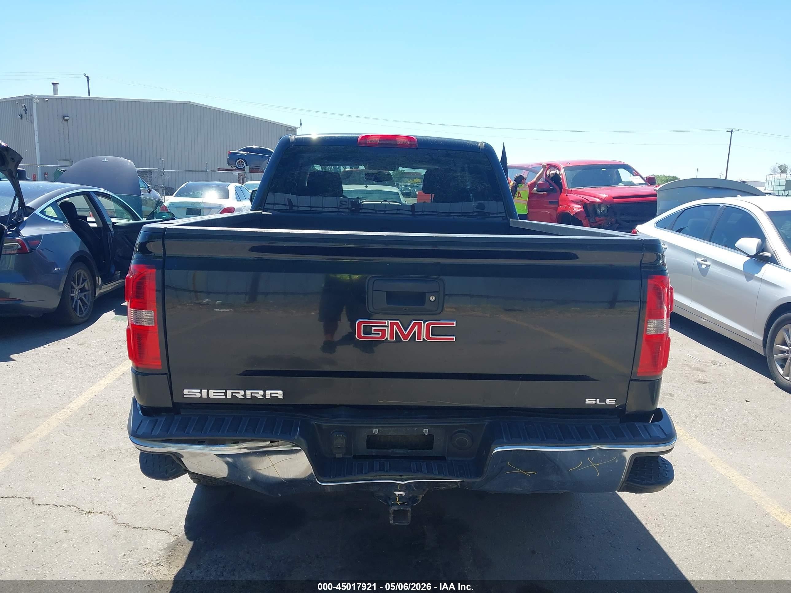 2014 Gmc Sierra 1500 Sle Black vin: 1GTR1UEC8EZ264228