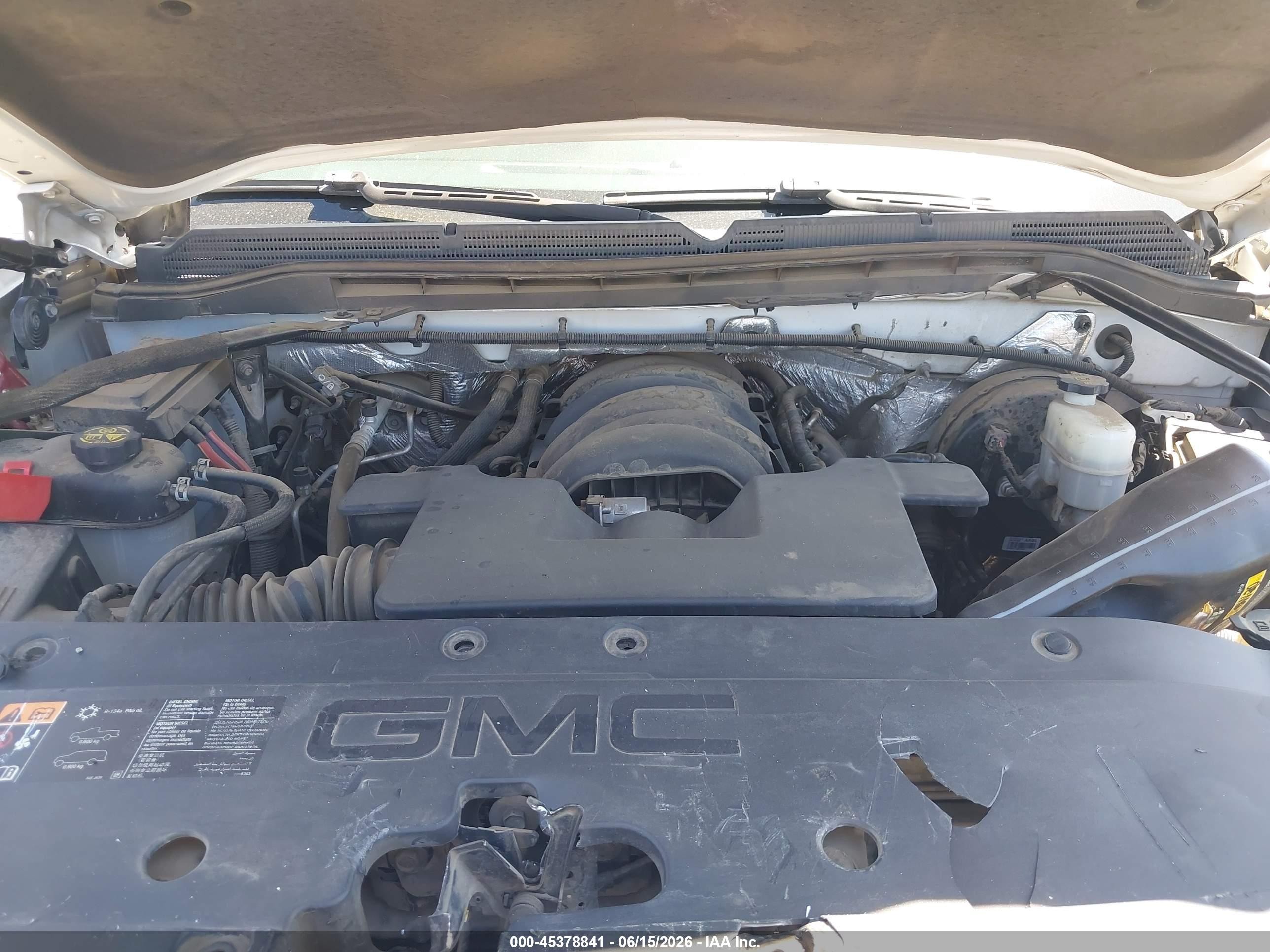2015 Gmc Sierra 1500 Sle White vin: 1GTR1UEC8FZ289955