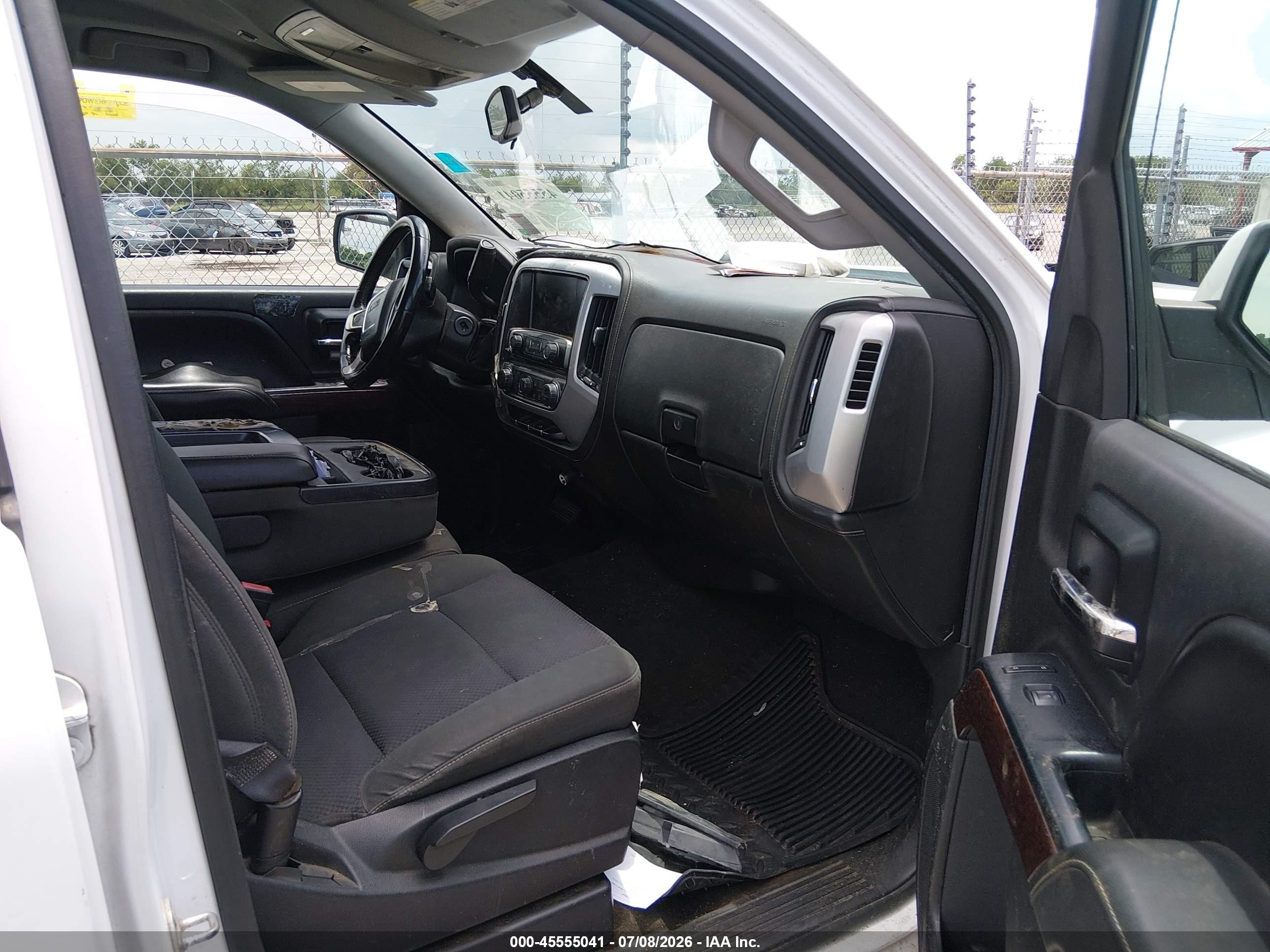 2015 Gmc Sierra 1500 Sle White vin: 1GTR1UEC8FZ397332