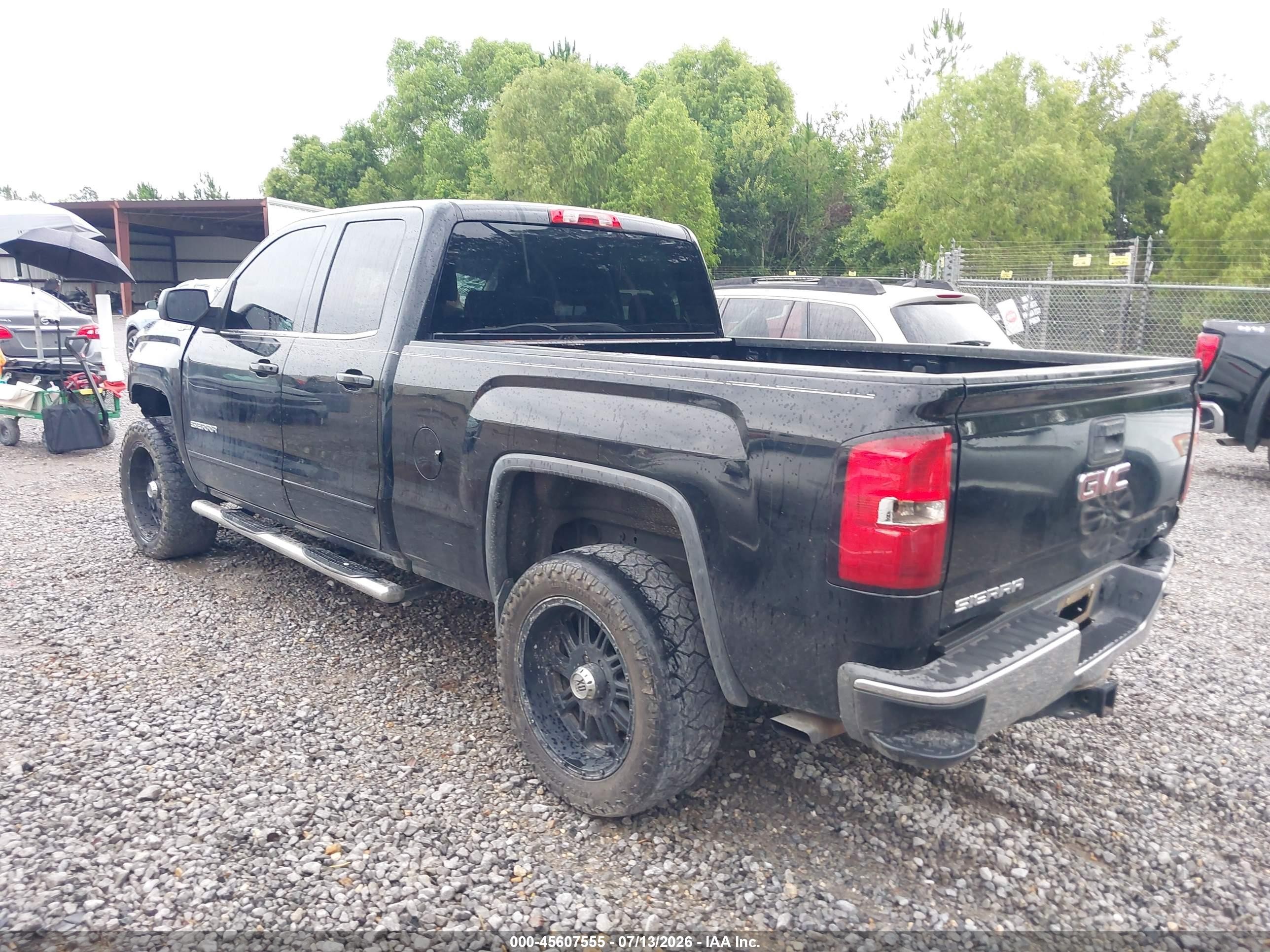2014 Gmc Sierra 1500 Sle Black vin: 1GTR1UECXEZ337793