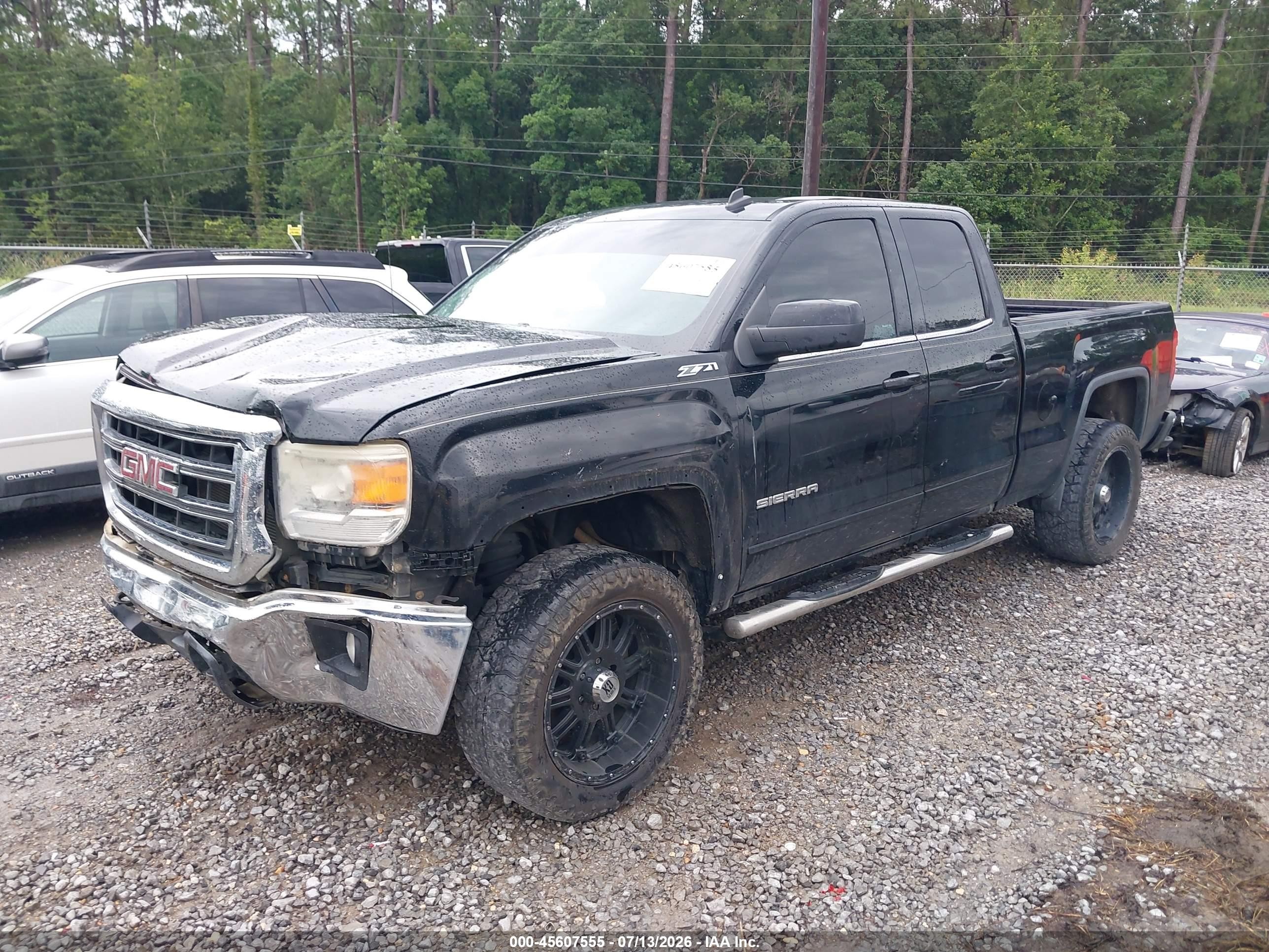 2014 Gmc Sierra 1500 Sle Black vin: 1GTR1UECXEZ337793