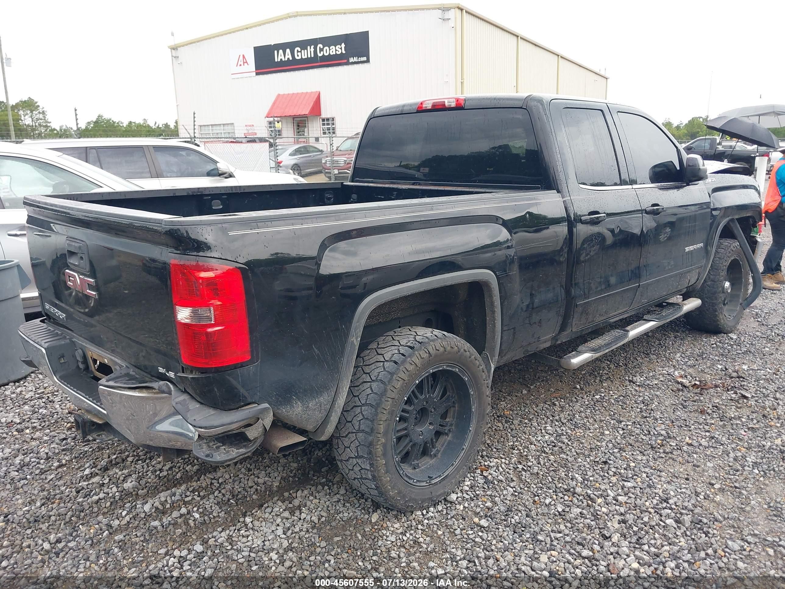 2014 Gmc Sierra 1500 Sle Black vin: 1GTR1UECXEZ337793