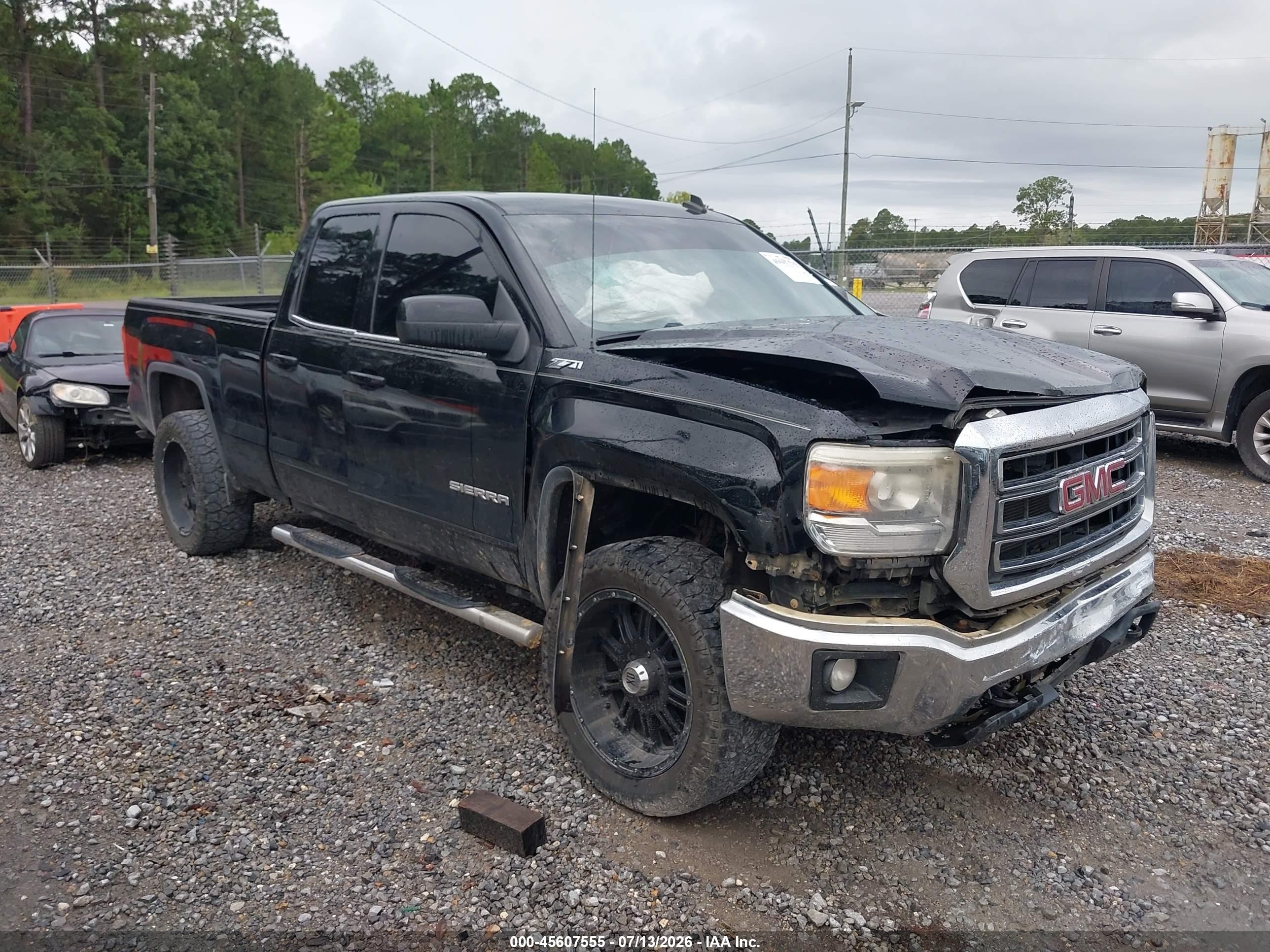 2014 Gmc Sierra 1500 Sle Black vin: 1GTR1UECXEZ337793
