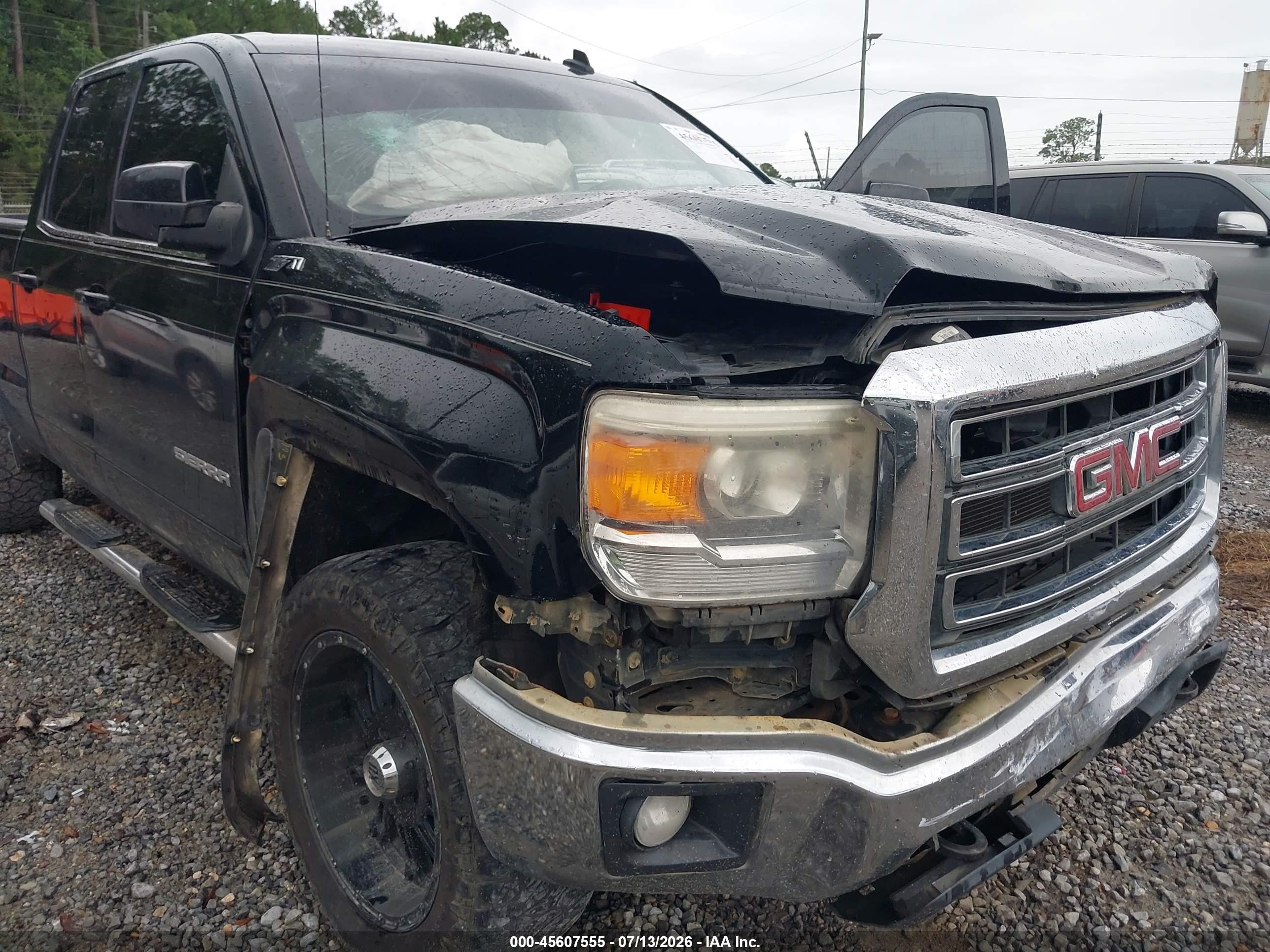 2014 Gmc Sierra 1500 Sle Black vin: 1GTR1UECXEZ337793