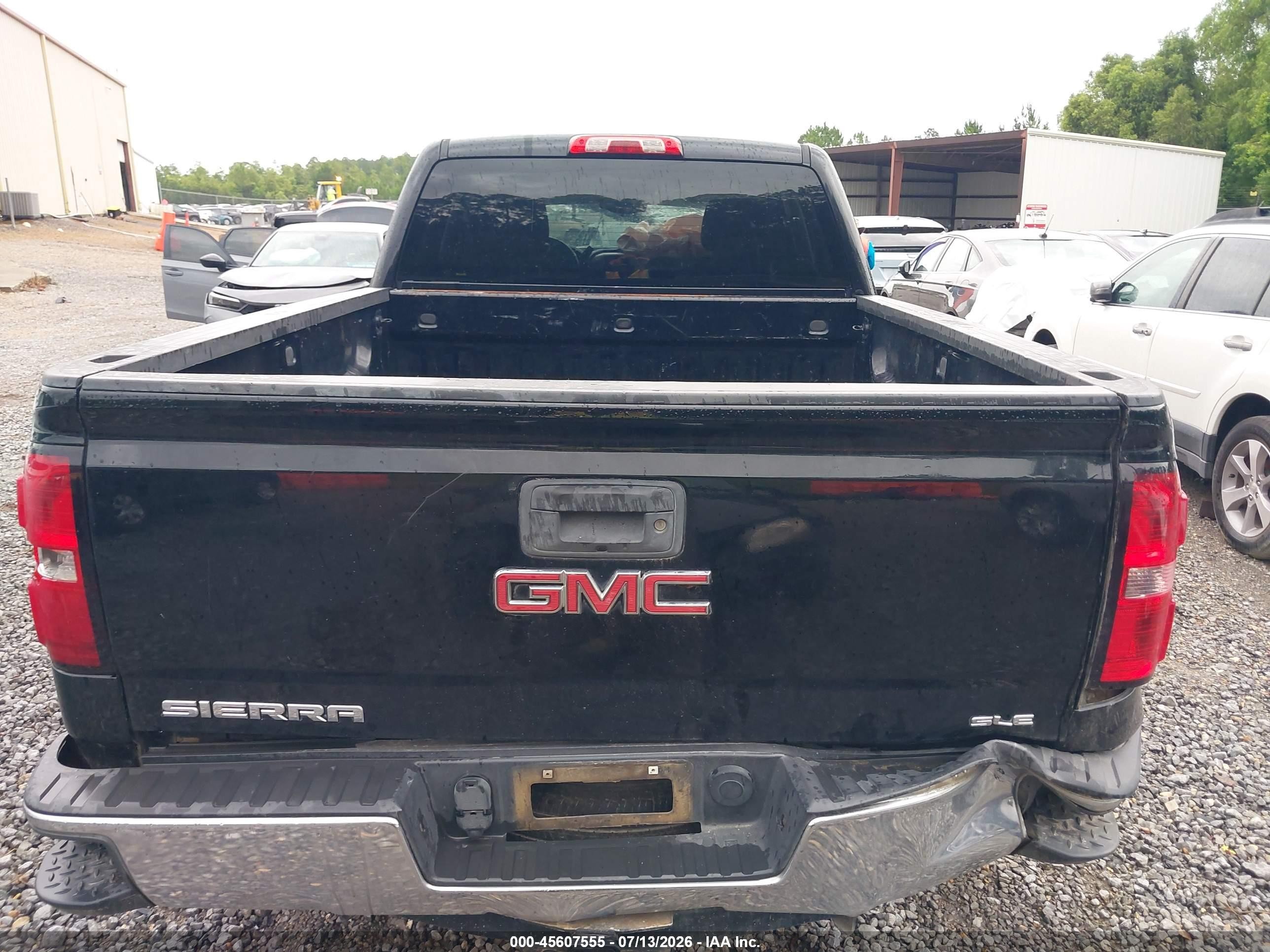 2014 Gmc Sierra 1500 Sle Black vin: 1GTR1UECXEZ337793