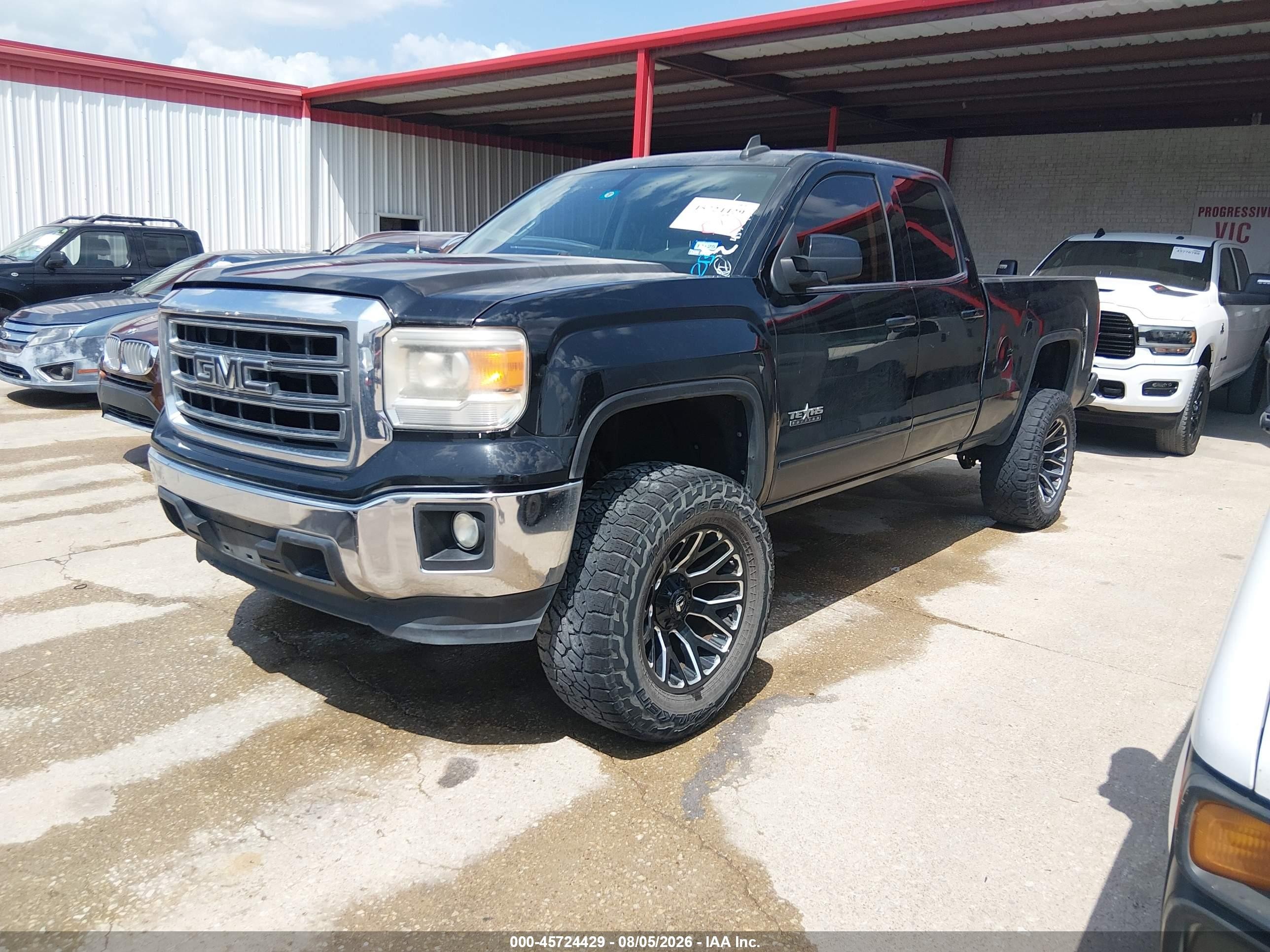 2015 Gmc Sierra 1500 Sle Черный vin: 1GTR1UEH2FZ153610